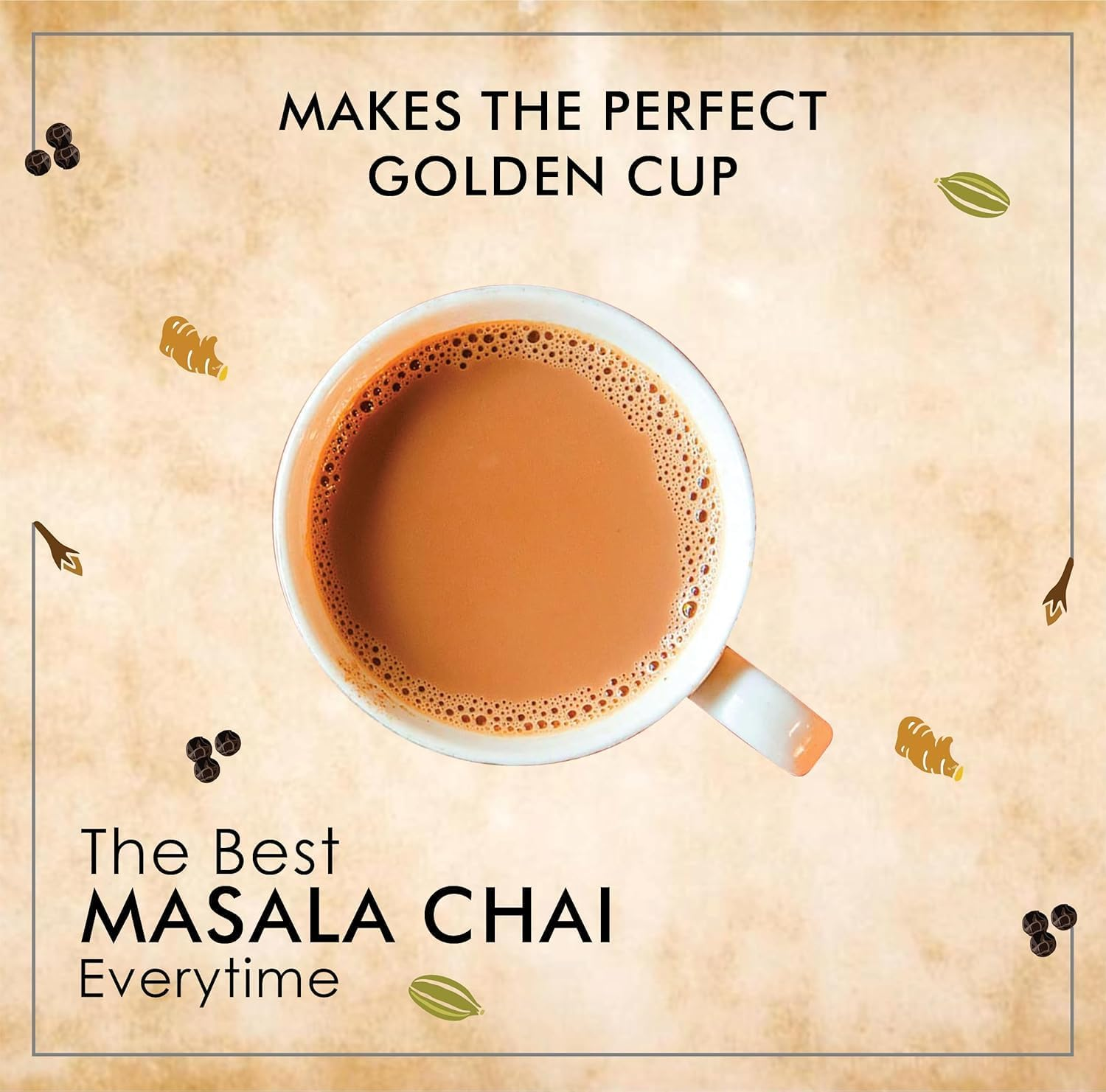 Octavius Masala Chai - 250 Gm Jar | 125 Cups | 100% Natural Spices | Masala Tea | Black Tea | Rich Taste & Aroma | Premium and Refreshing Spiced Tea image number 5