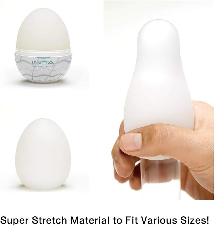 Tenga Easy Beat Egg Male Masturbator, Standard Eggs Variety Pack for Men Pleasure and Massager , EGG-VP6(3) 6 Counts image number 3