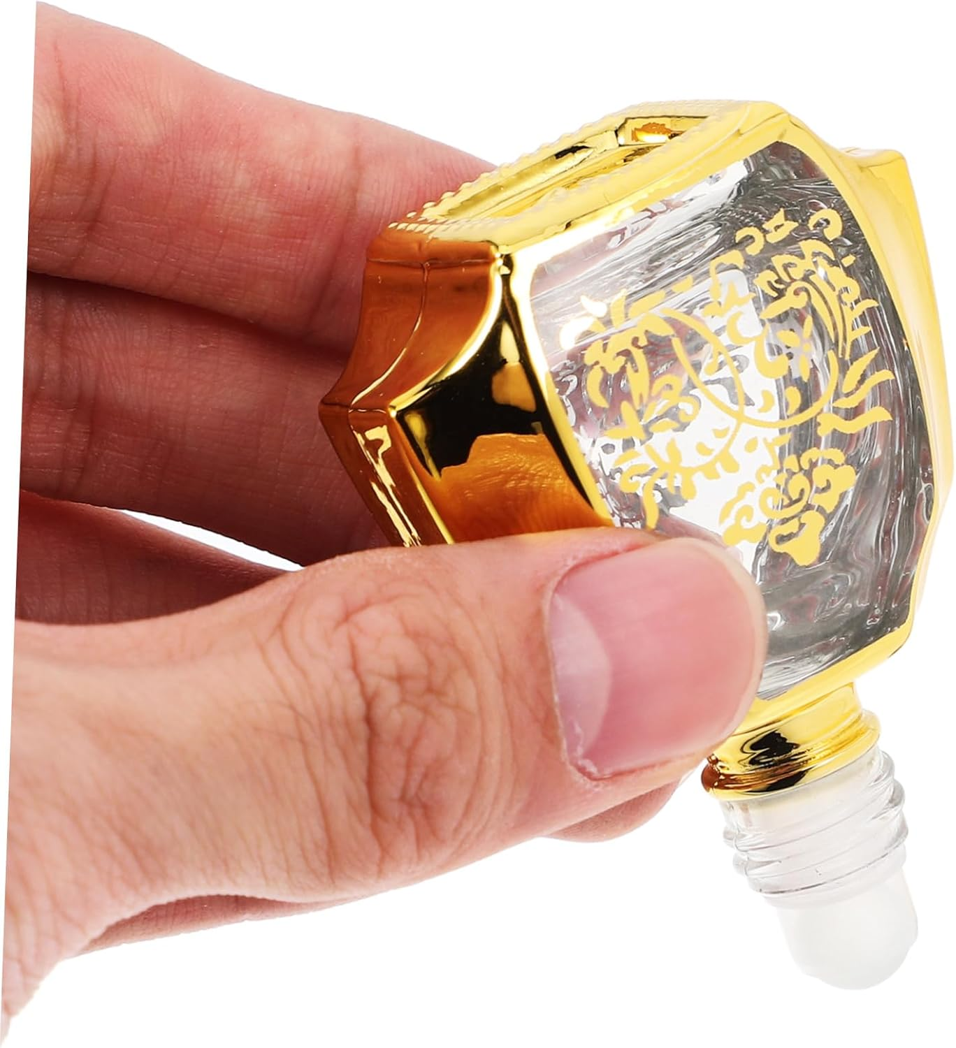 Luxshiny 2Pcs Perfume Glass Bottles Roll Essential Oil Bottles Refillable Perfume Portable Leakproof image number 1