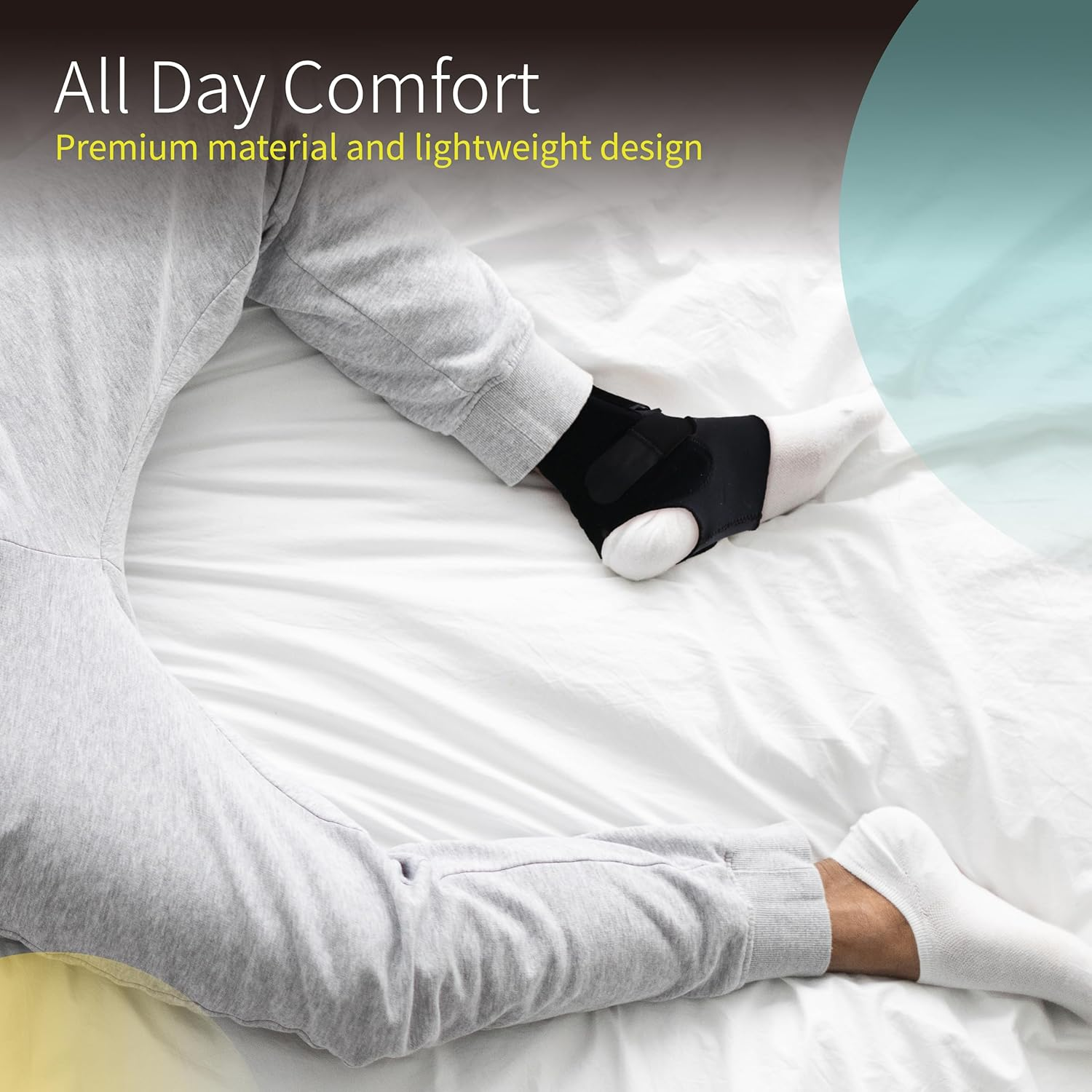 Braceup Ankle Support Brace - Relieve Pain, Enhance Stability for Foot Pain, Sprained Ankle, Achilles Tendonitis, Men and Women image number 3