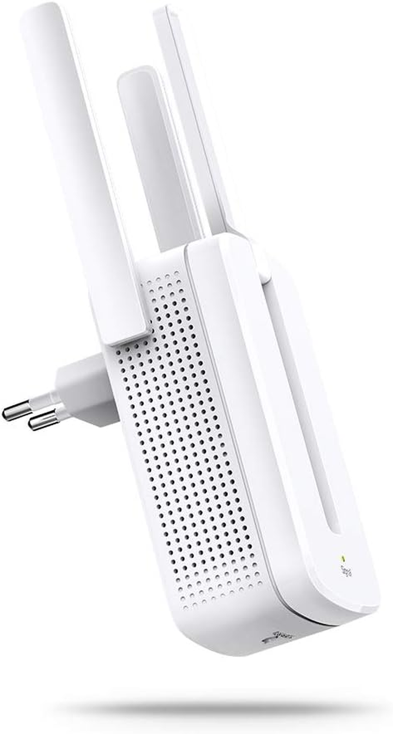 Tp-Link Mercusys MW300RE V4.0 Wireless Wifi Extender and Access Point, Speed Single Band 300Mbps, Three External Antennas with MIMO Technology, Improve Your Wifi Coverage, White (Germany Version) image number 1