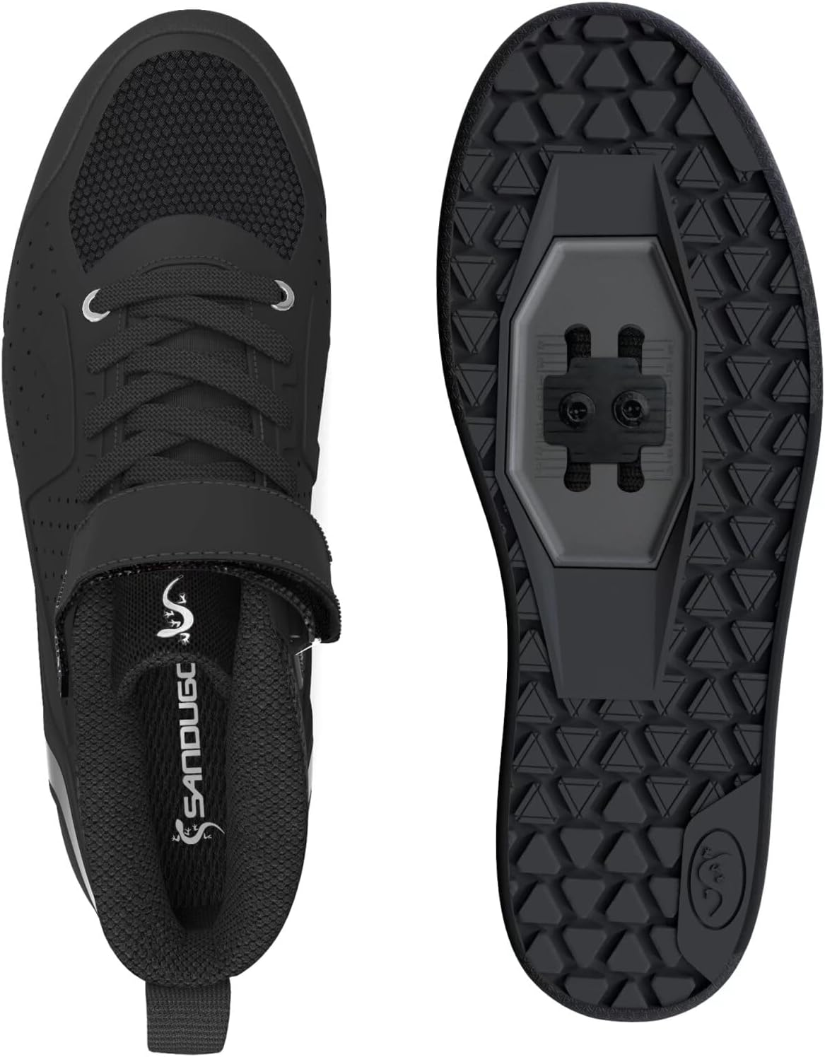 Cycling Shoes for Men Mountain Bike MTB Cycle Shoes,Suitable Mountain Biking Downhill Enduro Indoor Exercise Bike, Compatible with Peloton Shimano SPD 2 Bolts Pedals image number 5