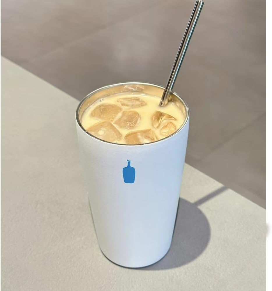 4Pcs Replacement Stainless Steel Straws Compatible with Owala Water Bottle 24Oz 32Oz Reusable Straws with 2 Cleaning Brushes Metal Straw Replacement