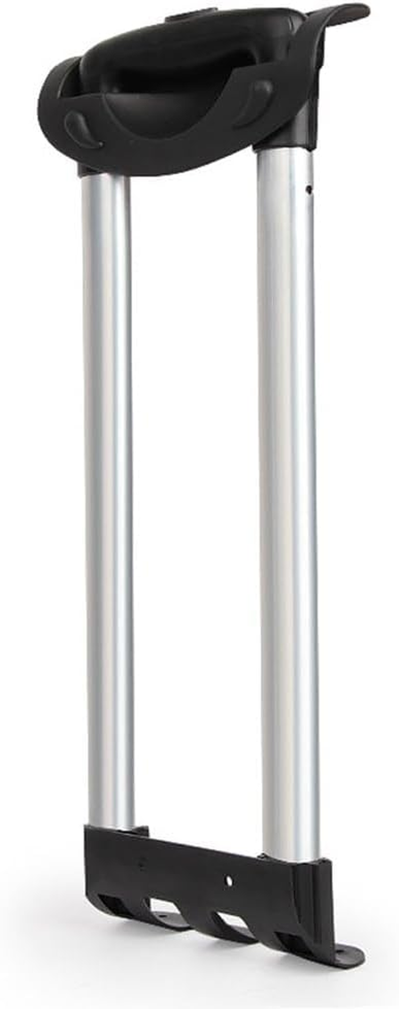 Portable Folding Luggage Handle Grip Suitcase Aluminium Alloy Rod, Black, Two Bars