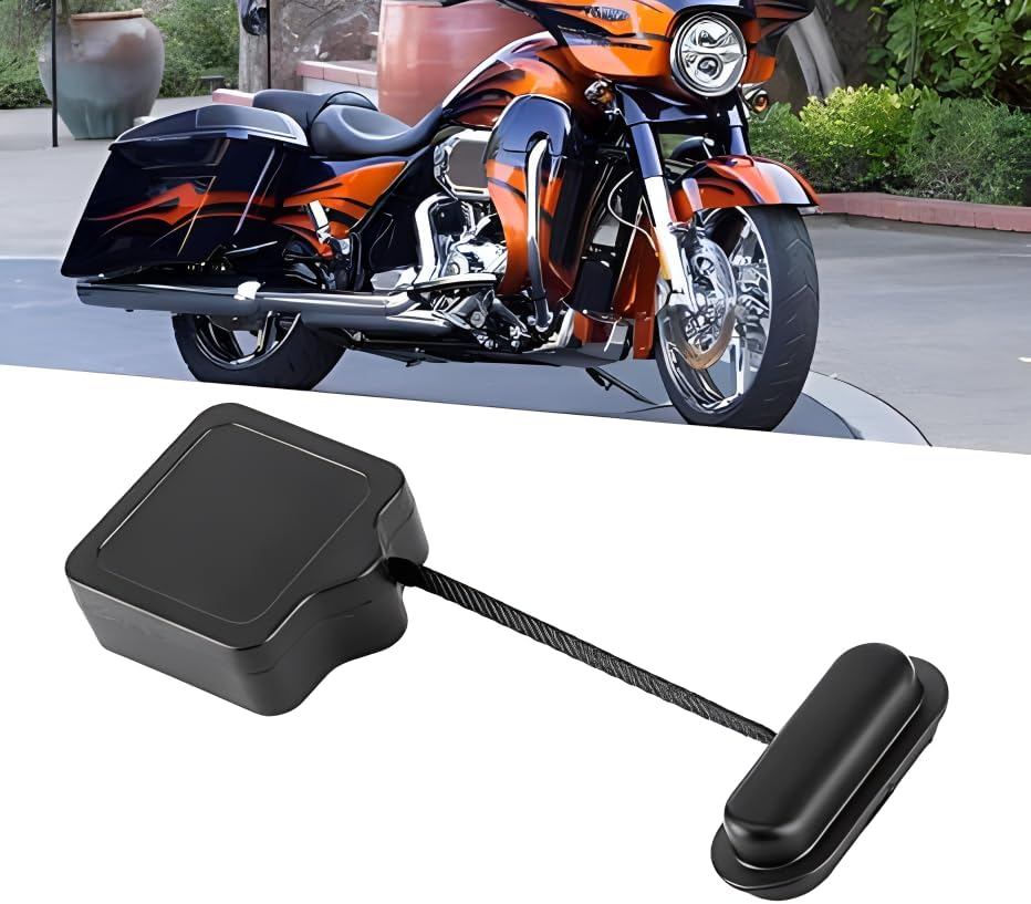 Motorbike Trunk Supply Accessory Tether for Motorcycle Lid Tether for Touring Pak Luggage Motorbike Trunk Lid Retractable Cable. image number 2