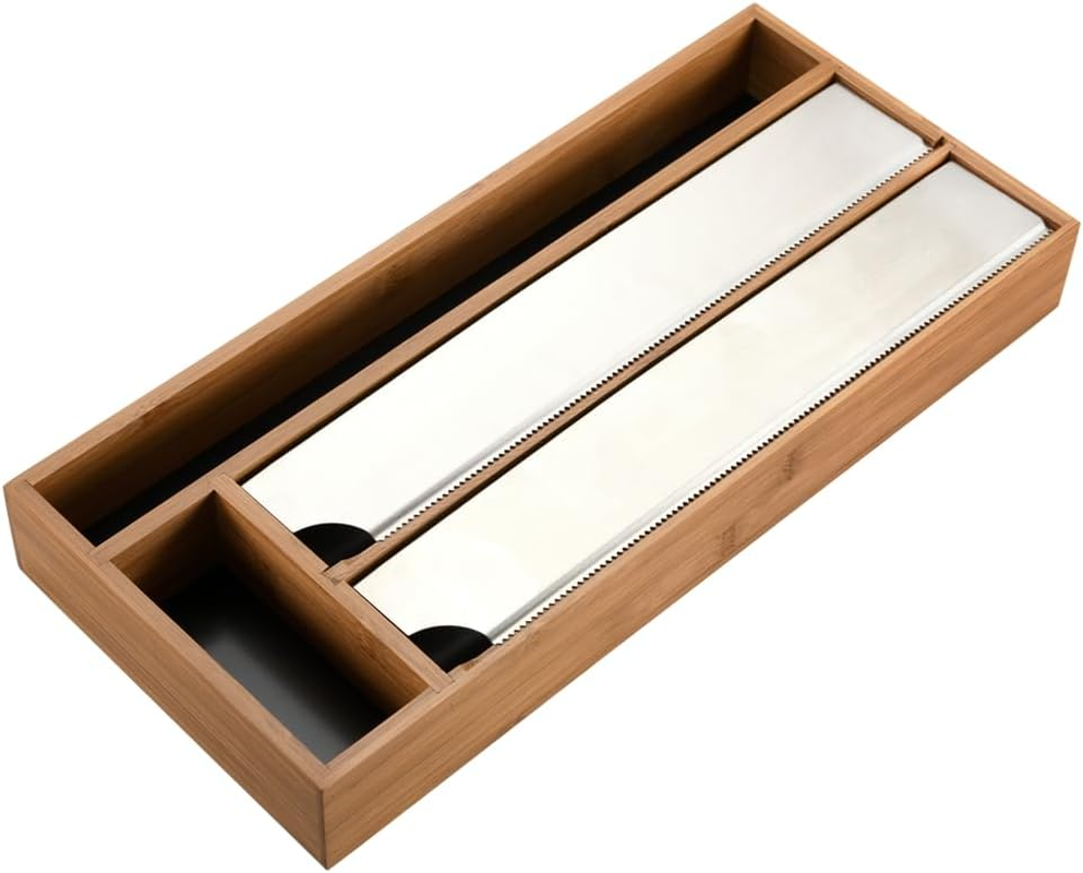 Kesper Foil Dispenser, Material: Bamboo, Dimensions: 42 X 19 X 5.4 Cm, Colour: Natural, 57041 13