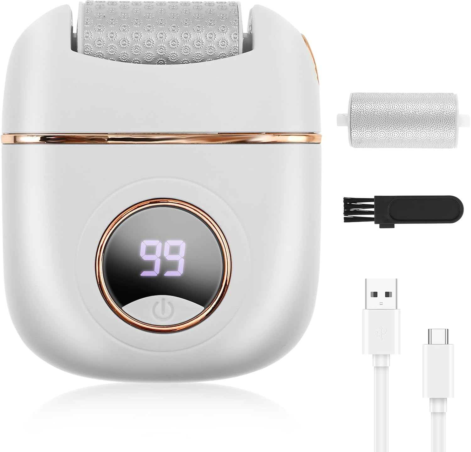 Electric Foot Callus Removers, Rechargeable Electronic Foot File Pedicure Tools, Ergonomic Foot Callus Remover for Men Women Most Skin image number 6