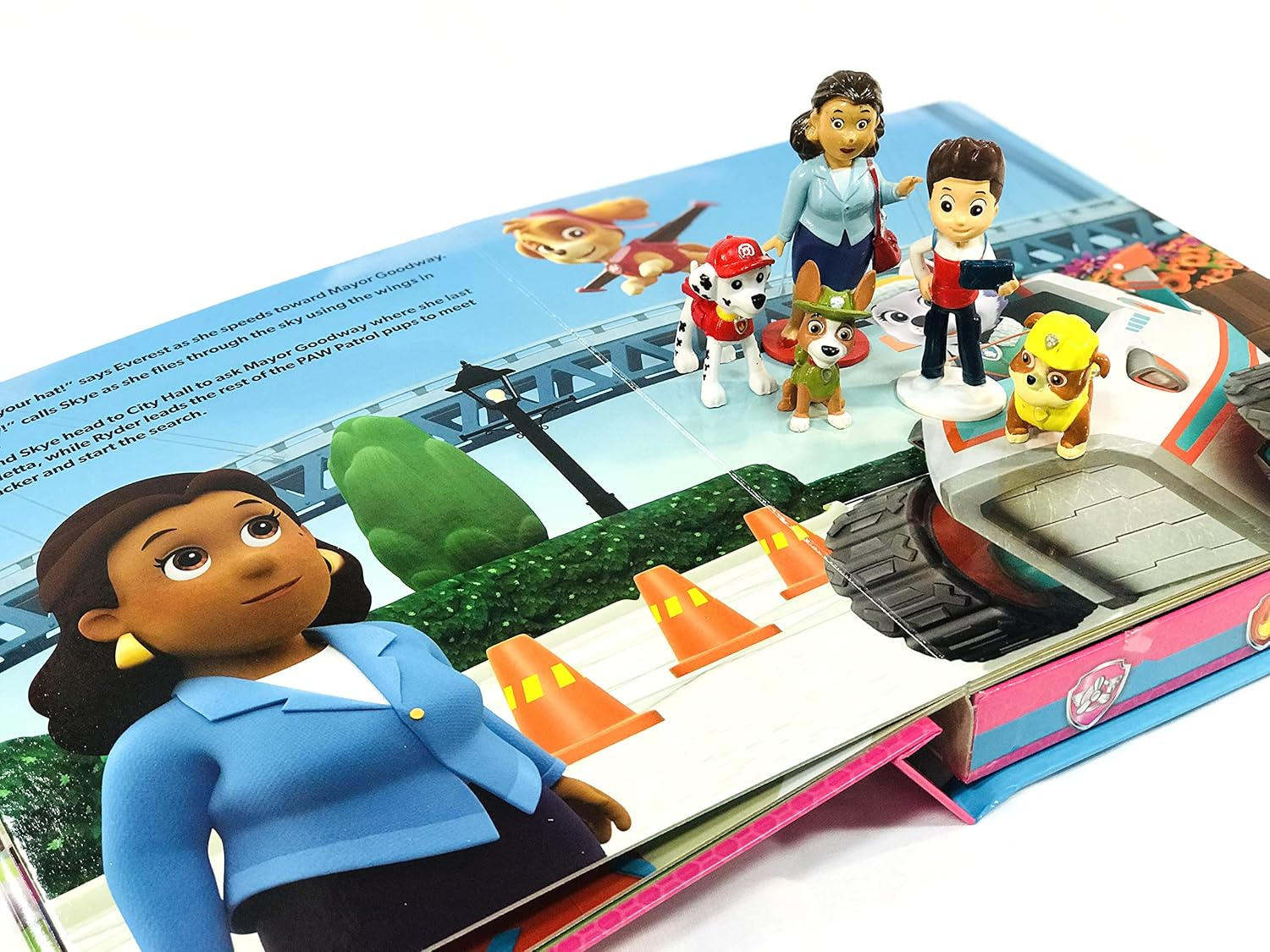 Paw Patrol My Busy Books - Storybook, 10 Figurines, Playmat: with Storybook, 10 Figurines and a Playmat