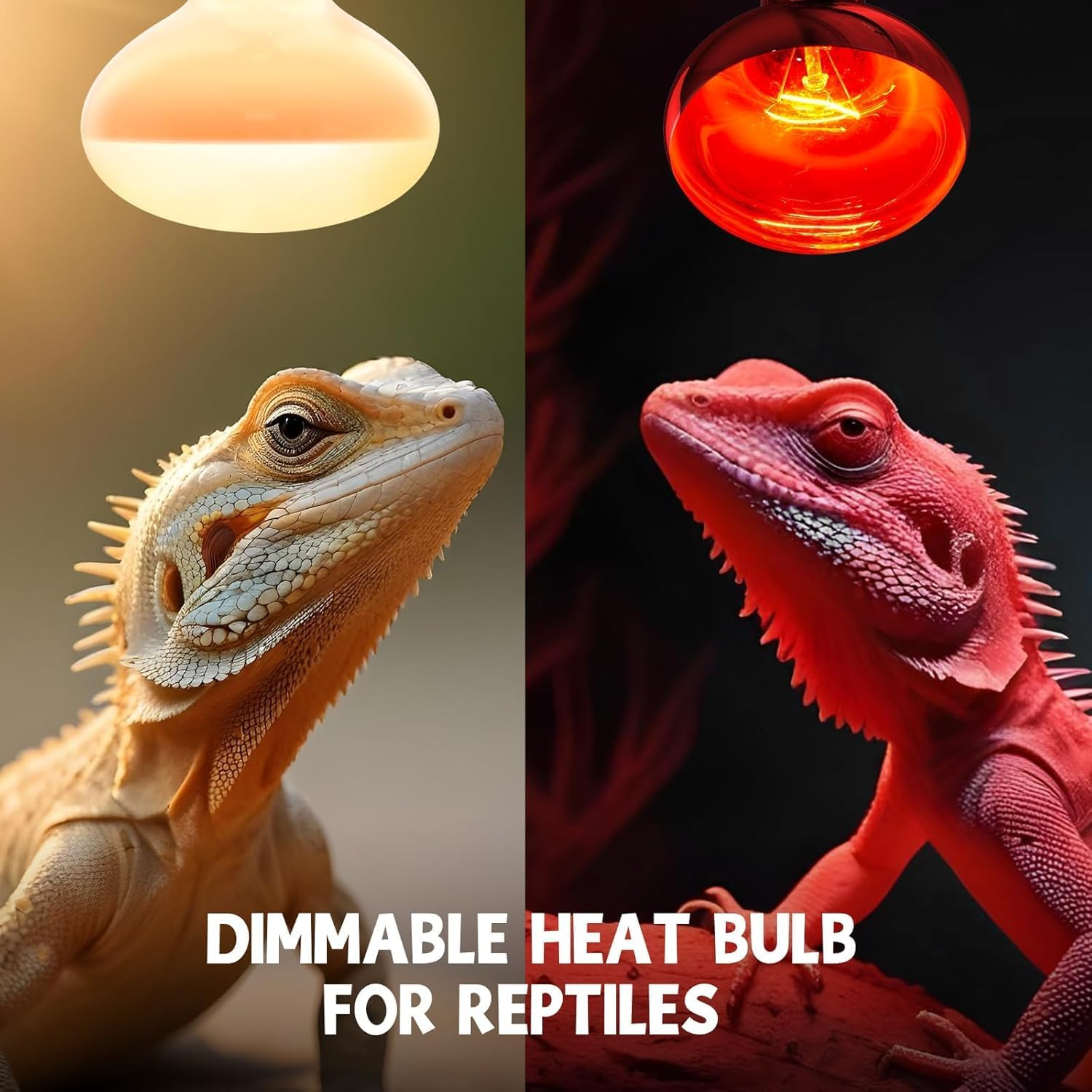 Glowup 100 W Heat Lamp Turtles E27 R80 Daylight Sun Spotlight and Infrared Heater 220 V Reptile Lamp Terrarium Heat Lamp UV Lamp Tortoise for Lizards, Turtles, Chicks image number 6