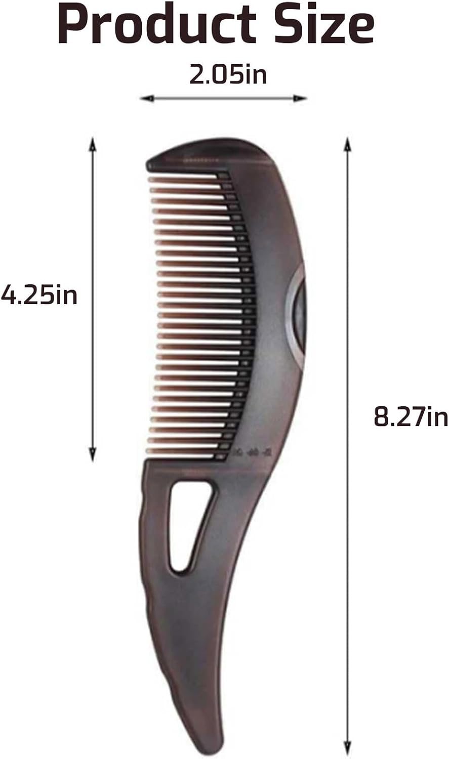 Lyvixora 2 PCS Dandruff Comb - Dandruff Remover Brush for Scalp Massage, Psoriasis & Itch Relief, Fine Tooth Scalp Comb for Women Men Kids, Hair Detox Tool to Remove Greasiness & Flakes​ image number 3