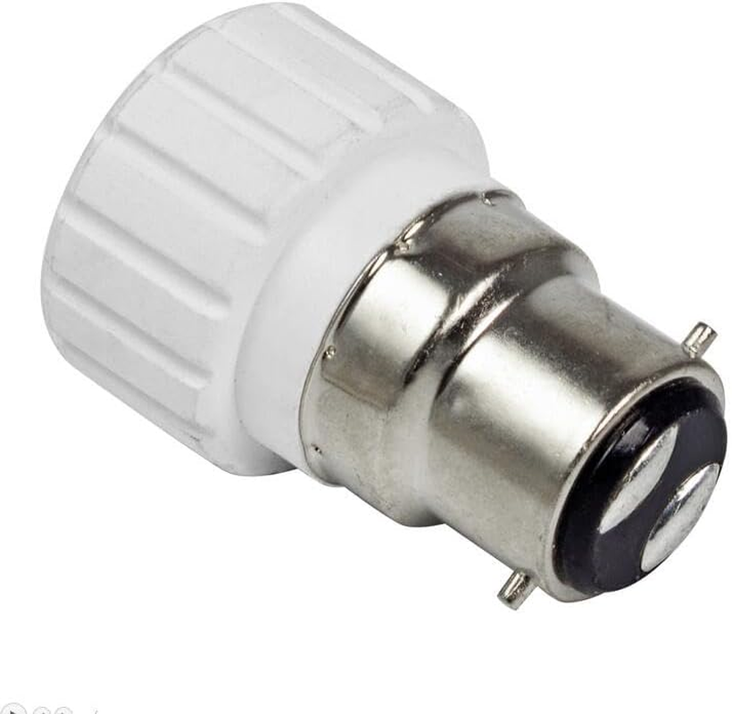 TWDRTDD B22 to GU10 Light Adapter, 3-Pack, Plastic+Ceramic+Metal, White, LED Compatible, Energy Efficient, Touch Control, Ceiling Mount, Indoor Use image number 3