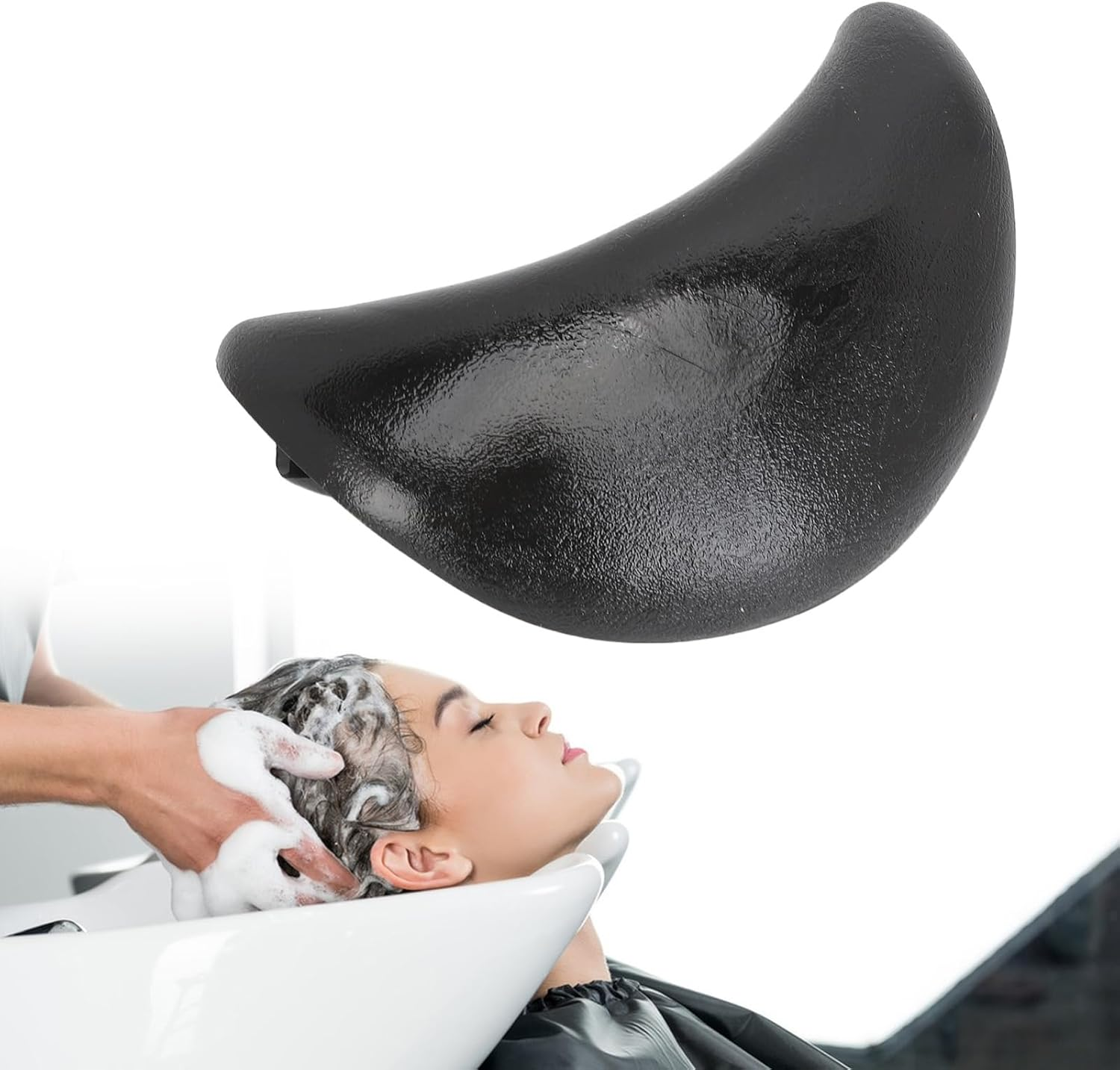 Shampoo Bowl Headrest Non-Slip Silicone Salon Sink Cushion Comfortable Neck Support Pillow Washing Hair Headrest
