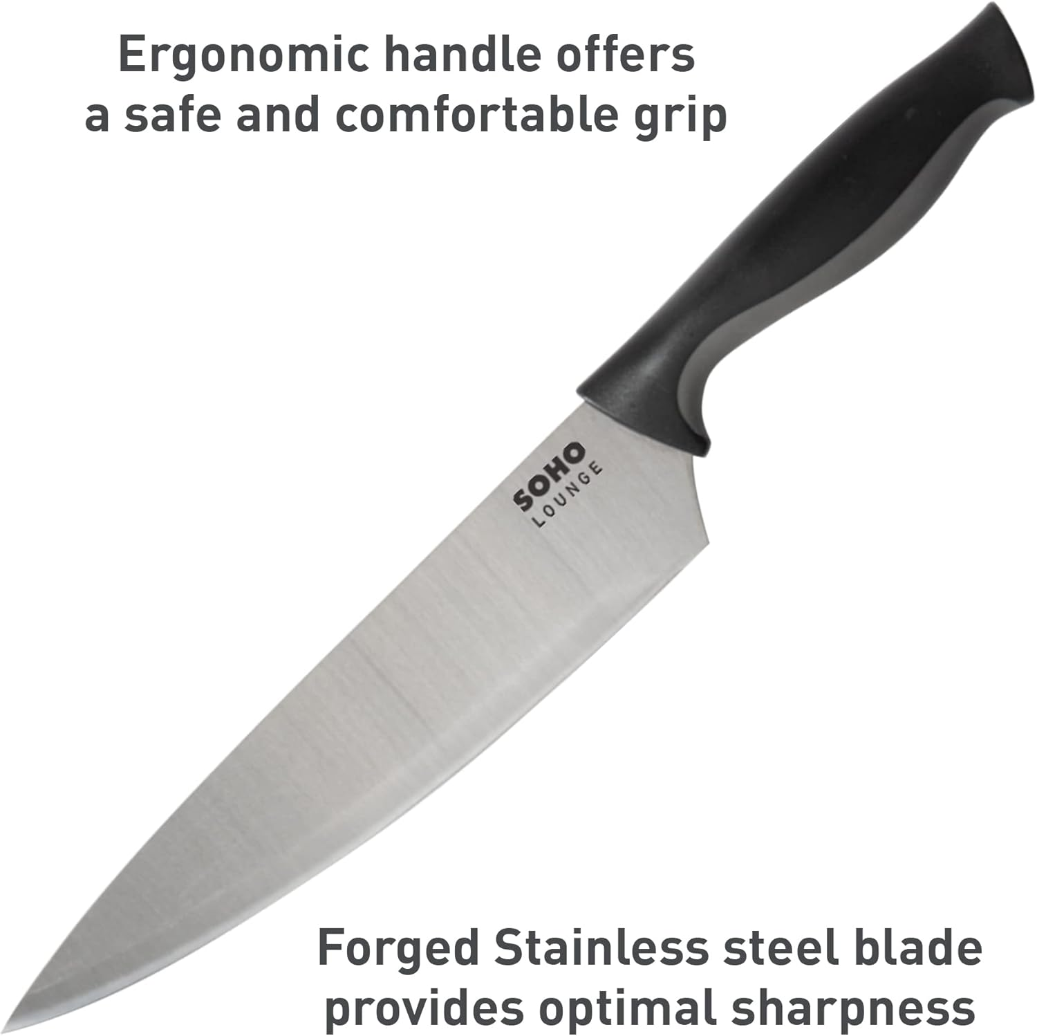 Gibson Soho Lounge 16 Piece Stainless Steel Kitchen Knife Set W/Acrylic Stand image number 4