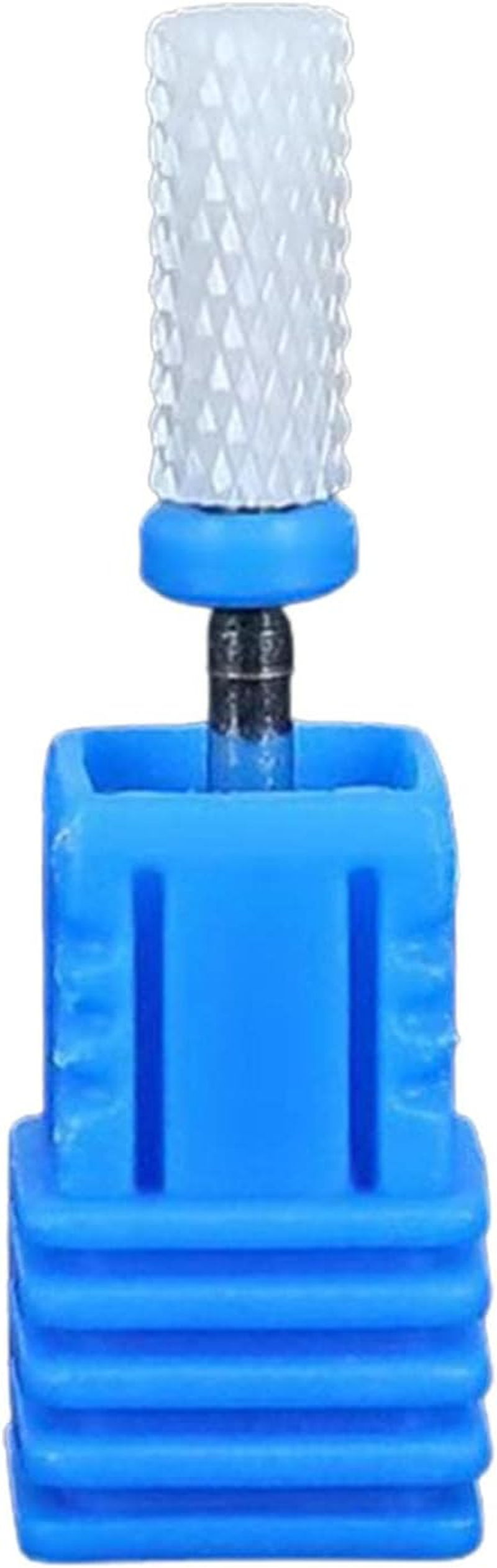 Ceramic Nail Drill Bits | Professional Nail Drill Ceramic Nail Drill Bits,Ceramic Nail Drill Bits Portable Nail Drill Tips for Home Salon Use, Rotary Burr Head Cuticle Clean File with See-Through B/