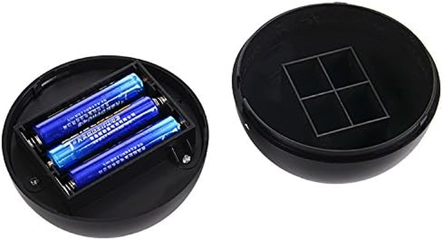 Battery Motion Sensor Light Outdoor Waterproof Wireless LED Battery Powered Wall Light Auto &ndash; White LED, 100 Lumens, IP44 Waterproof, 360&deg; Adjustable - 2 Pack