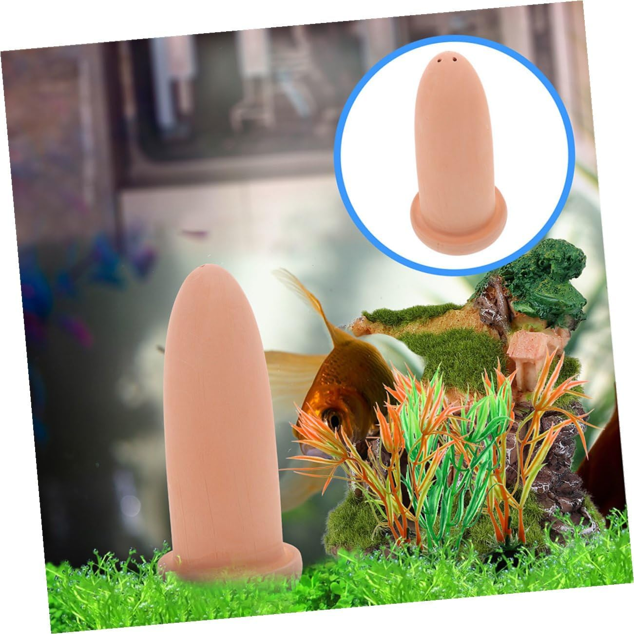 Didiseaon Potty Clay Fish Incubator Spawning Barrel with Smooth Surface for Angelfish Shrimp Breeding Bucket Suitable for Bream Cichlids and Aquatic Pets image number 5