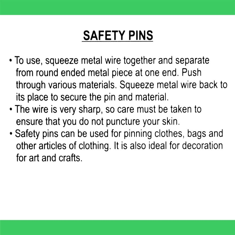 Sullivans Safety Pins 12 Pieces, Size 3/46 Mm, Silver image number 3