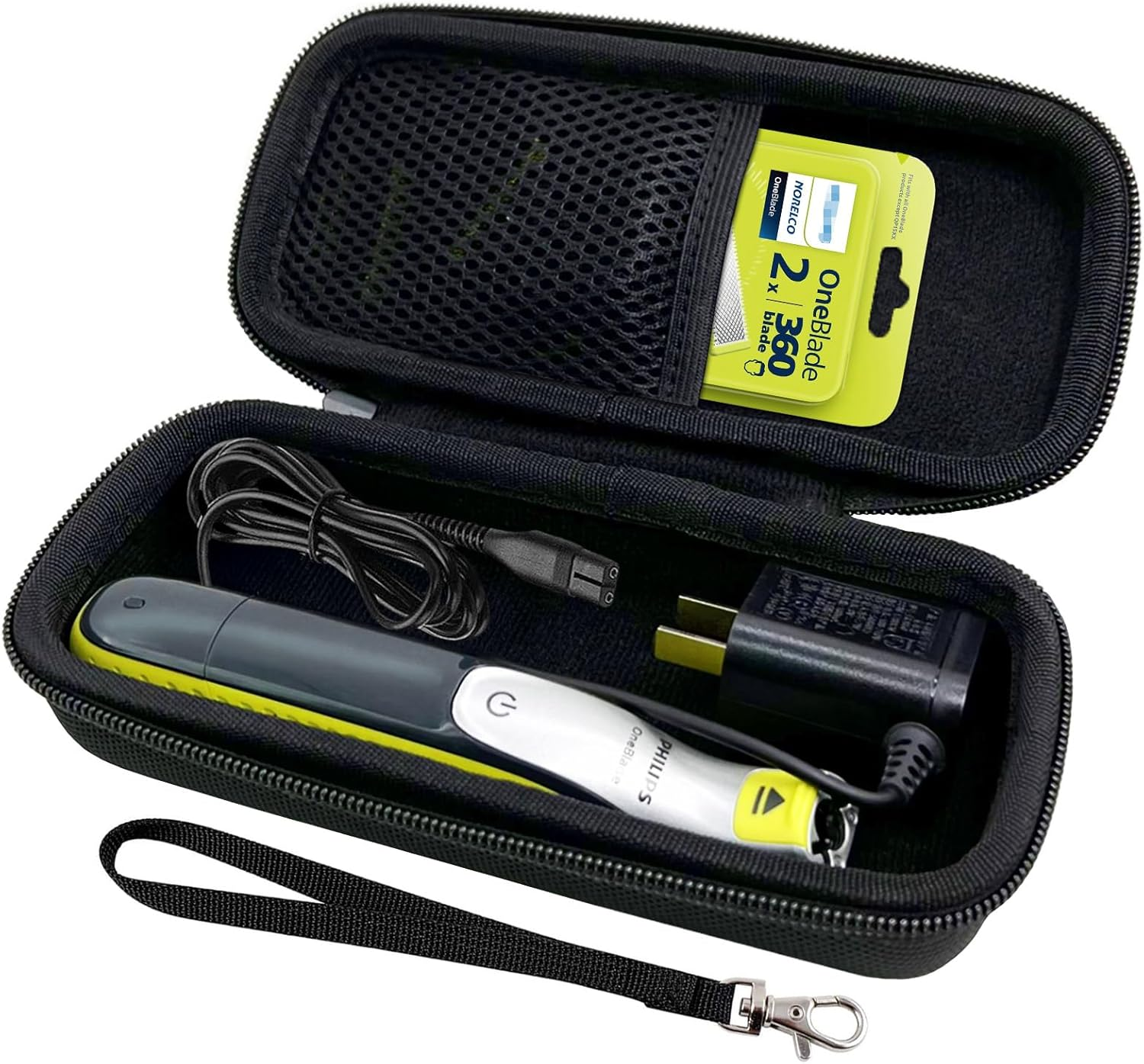 Hard Case Compatible with Philips Norelco Oneblade Electric Trimmer and Shaver, Travel Organizer Case for QP2520 QP2530 QP2620 QP2630 QP2724 QP2834 image number 4