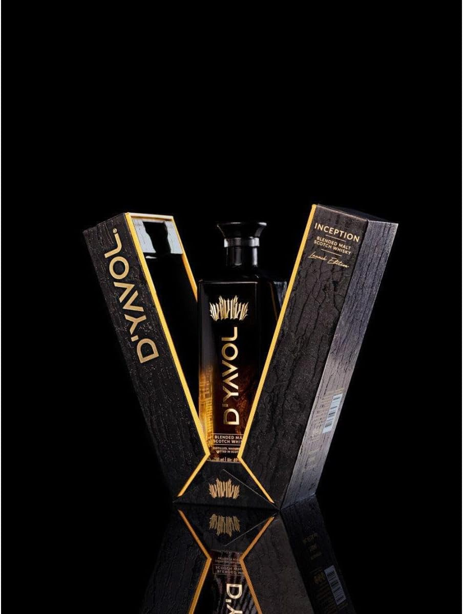D'YAVOL (Shah Rukh Khan) Limited Edition Blended Malt Scotch Whisky 750Ml image number 2