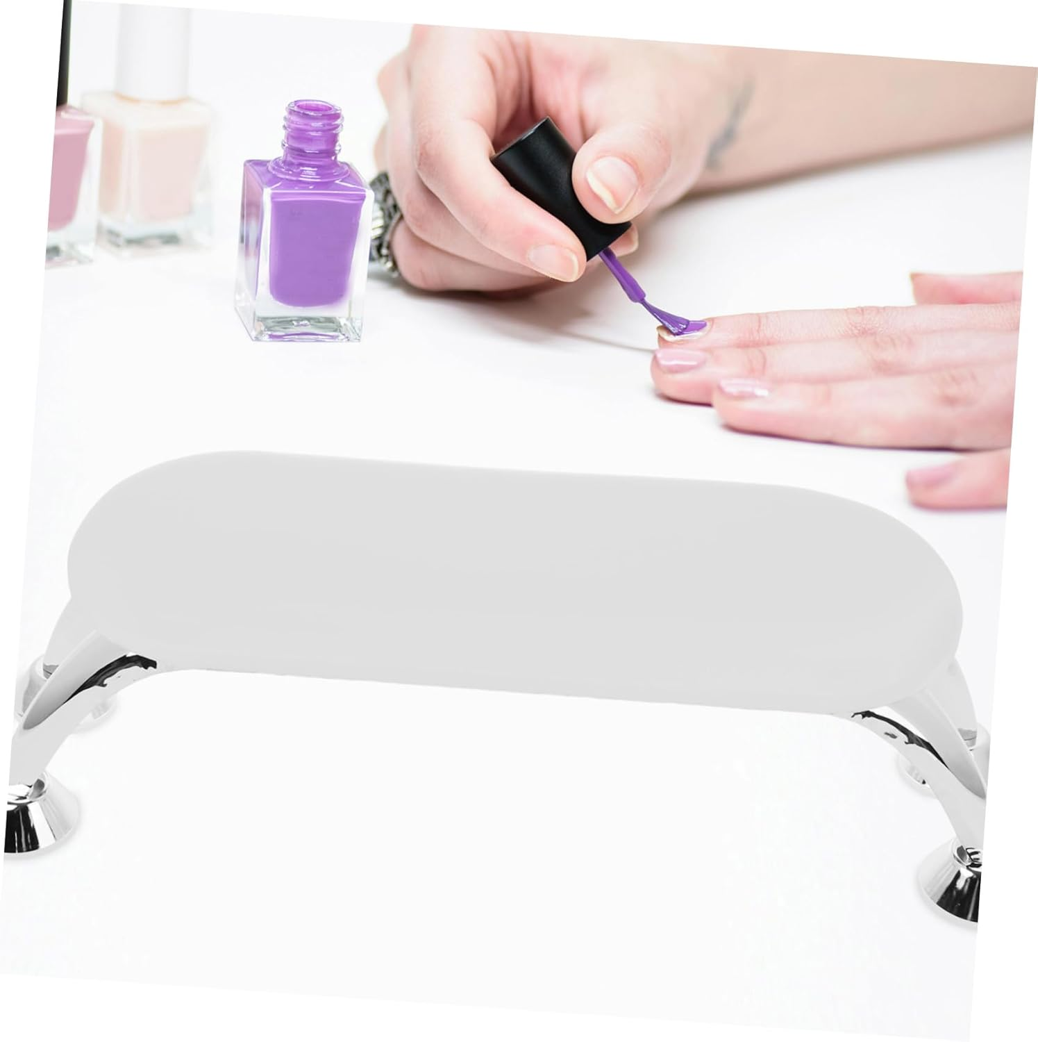 TOVINANNA Nail Hand Rest Cushion Durable Arm Rest for Nails Comfortable Manicure Hand Pillow for Salon Use Easy to Clean Portable Versatile Design