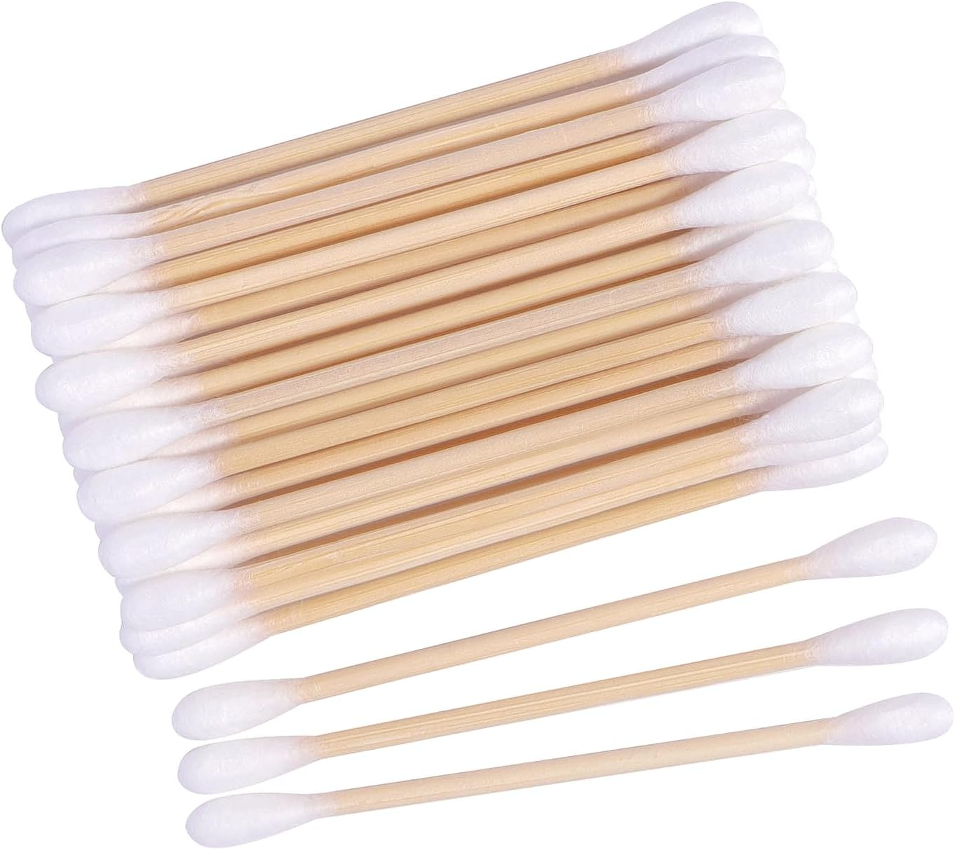 1000Pcs Double Head Cotton Swab Women Makeup Cotton Buds Tip for Wood Sticks Nose Ears Cleaning Tools Makeup Remover Beauty Stick image number 1