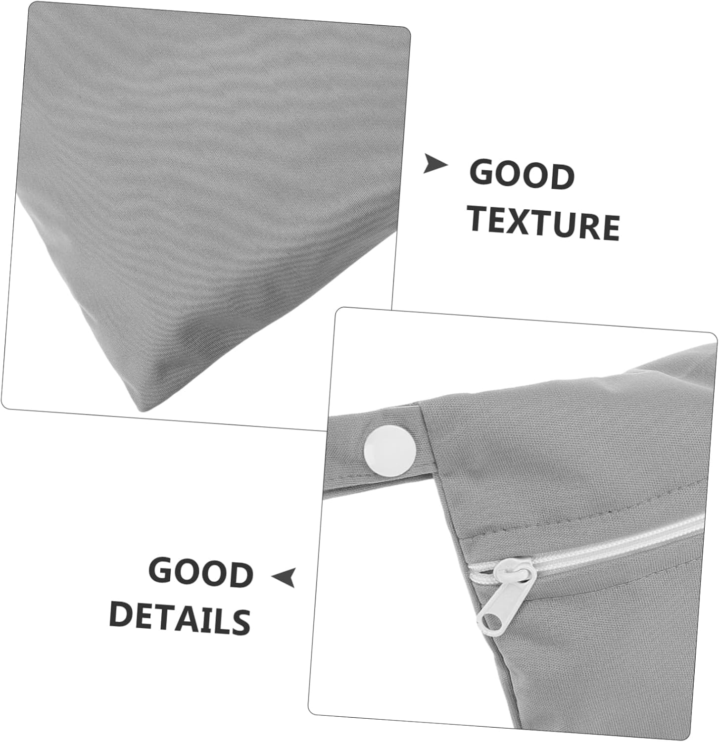 SHOWERORO 2Pcs Diaper Bag Cotton Storage Bag Reusable for Travel Beach Pool Straps image number 1