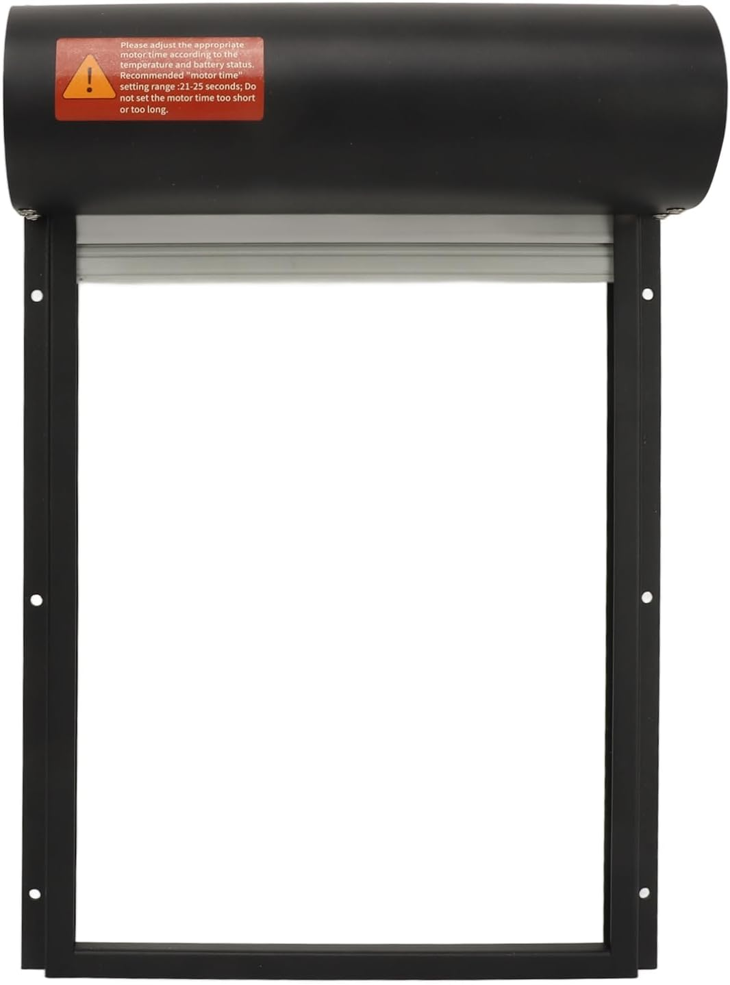 Automatic Chicken Coop Door with Timer, Solar Powered Chicken Door, LED Display Controller, Suitable for Ducks Geese (Black) image number 5