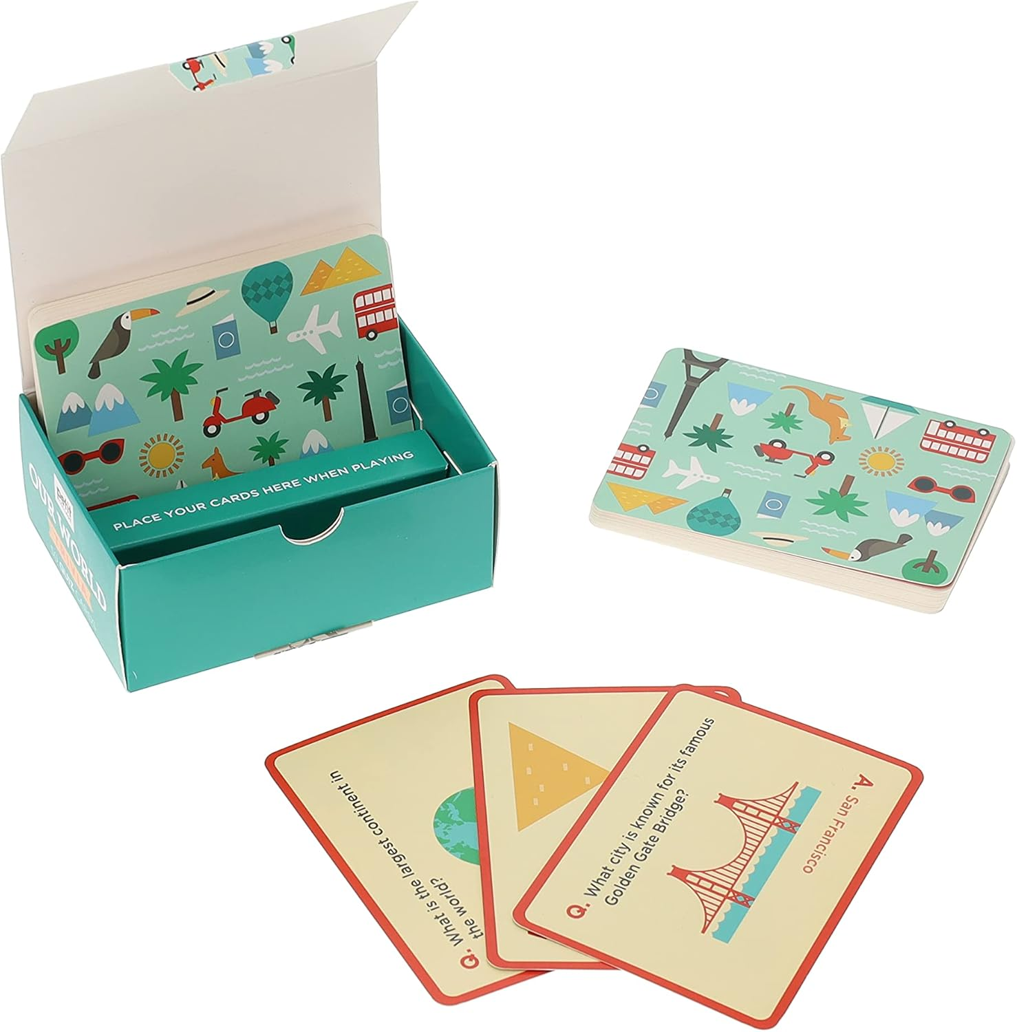 Petit Collage Trivia Our World Quiz Cards image number 6