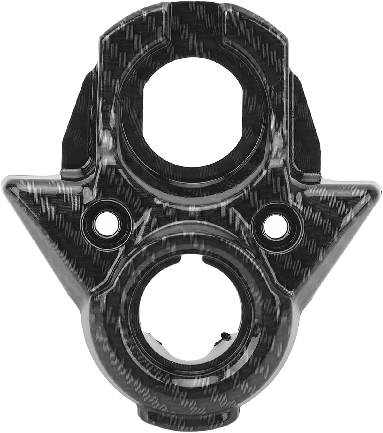 Ignition Key Switch Cover for Surron Light Bee X S, Motorcycle Central Control Decorative Cover Carbon Fiber Pattern Surron Ignition Switch Cover Replacement for Segway X160 X260