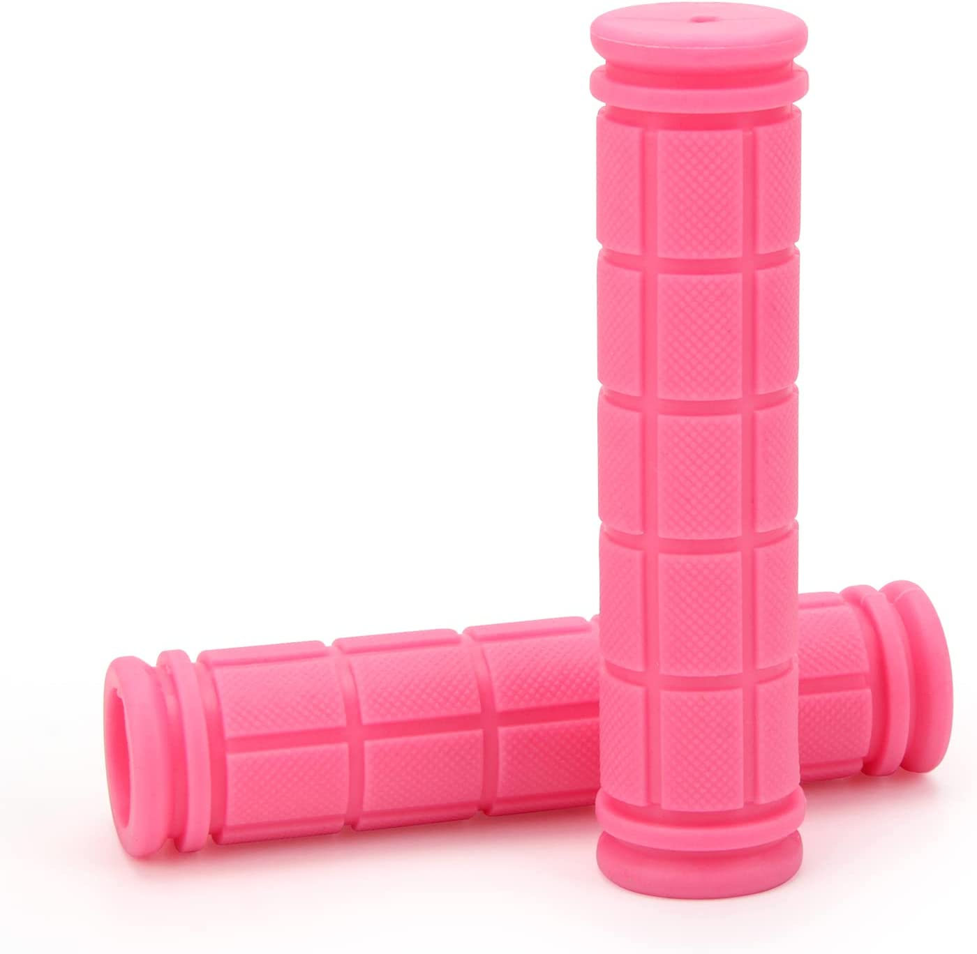 Coolrunner Bike Handlebar Grips, Bicycle Grips for Kids Girls Boys, Non-Slip Rubber Mushroom Grips for Scooter Cruiser Seadoo Tricycle Wheel Chair Mountain Road Urban Foldable Bike MTB BMX - Blue image number 5