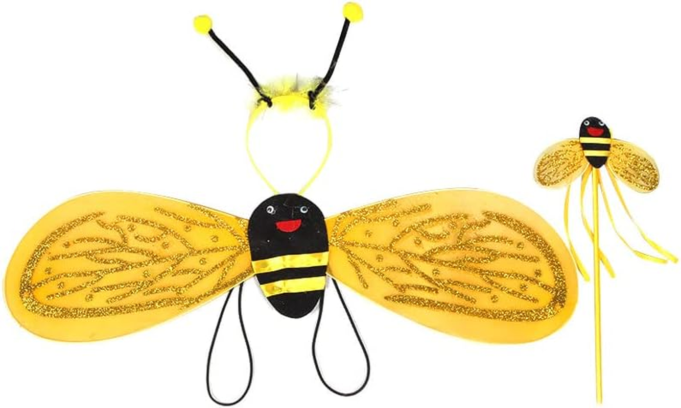 Kids Honey Bee Costume for Boys & Girls 3-8 Years Old Child Dress up Accessories image number 4