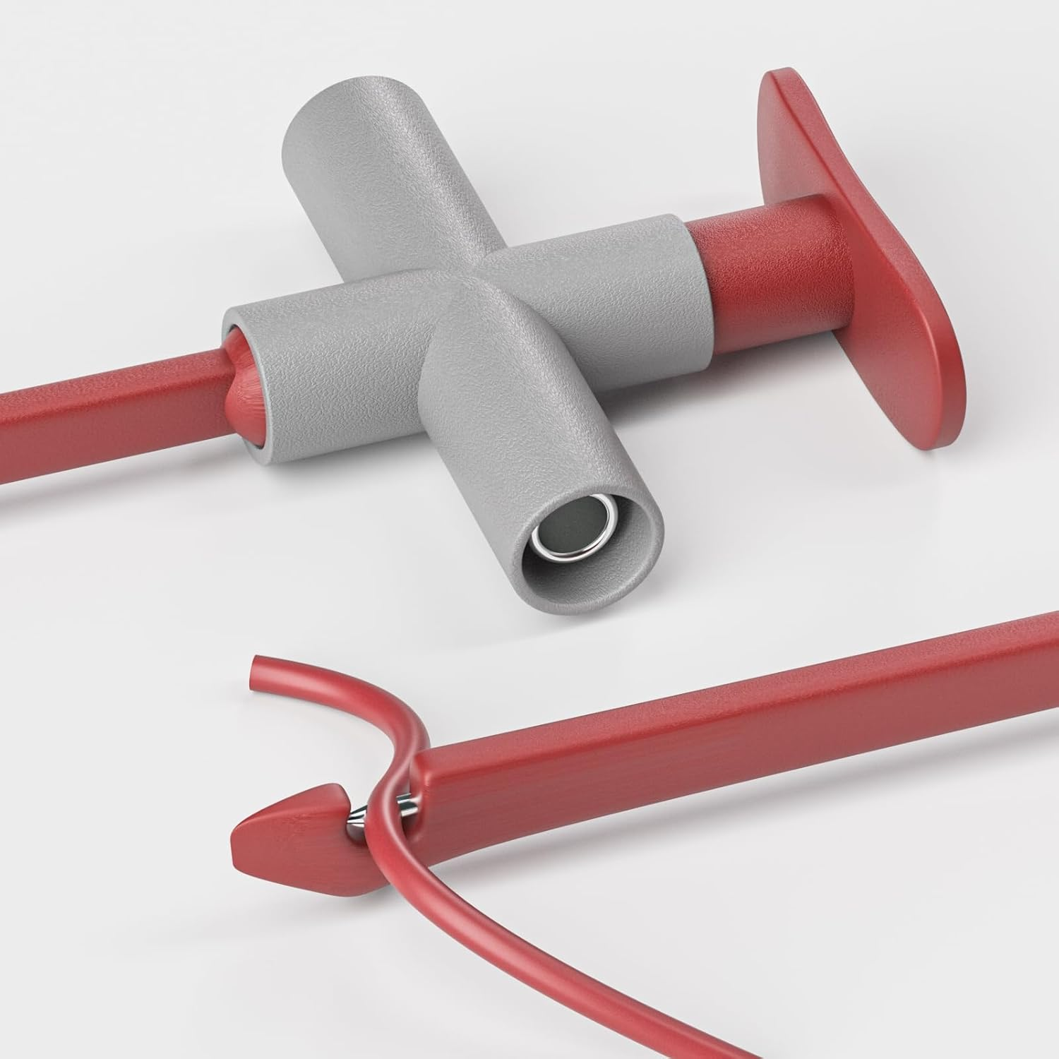 Goupchn 2PCS Multimeter Test Leads 4Mm Banana Plug Male to Male with Puncture Probes Wire-Piercing Test Clip Tool for Multimeter Testing Automotive Car Repairing - P1033A image number 3