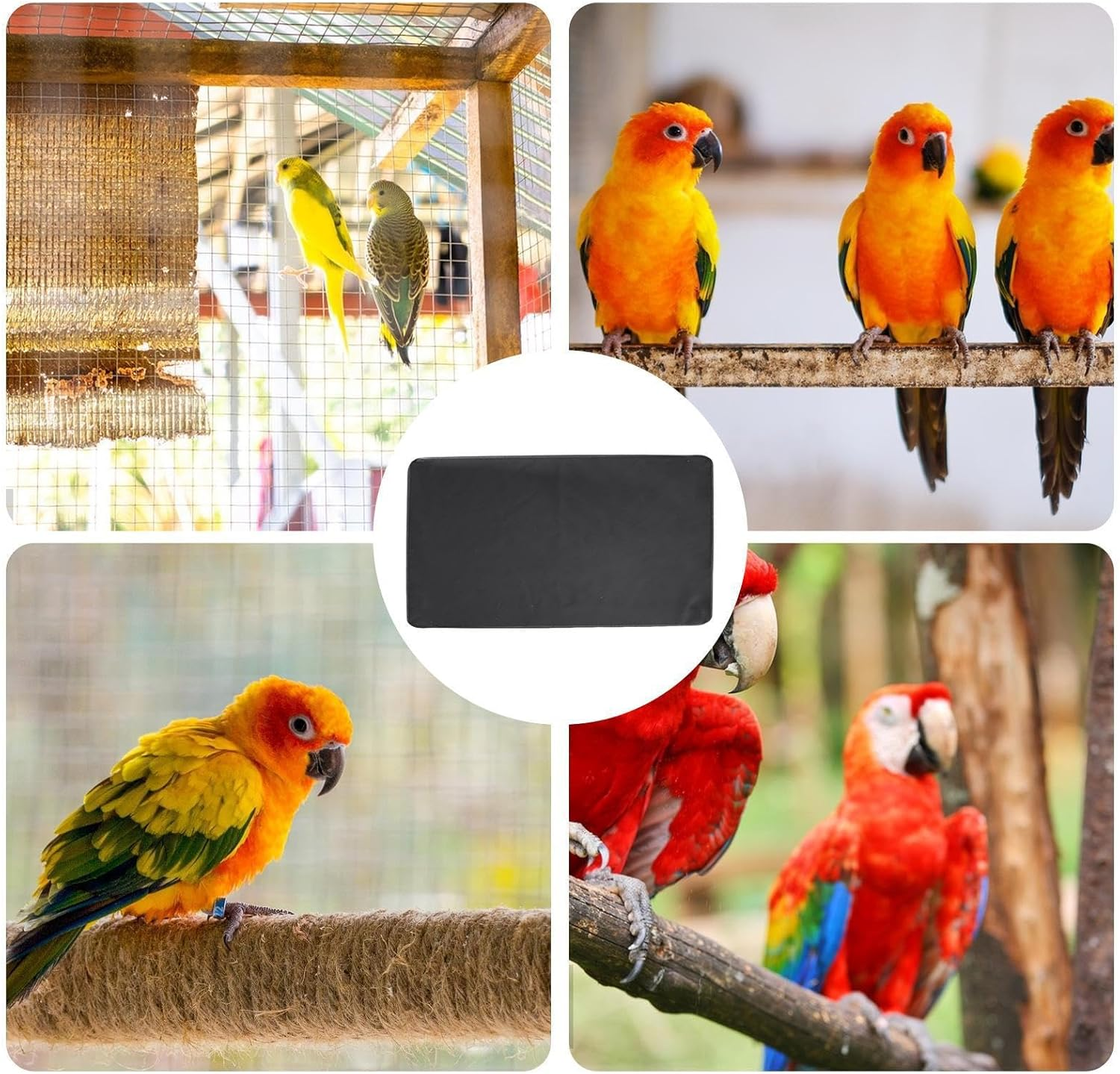 YNPQTDS Bird Cage Mat - Waterproof Pet Supplies,Pet Dirt-Resistant Bird Cage Pads,For Aquariums Crate Enclosure Indoor Reptile Dog Cat Parakeet Small Animal Lovebird Canary image number 2