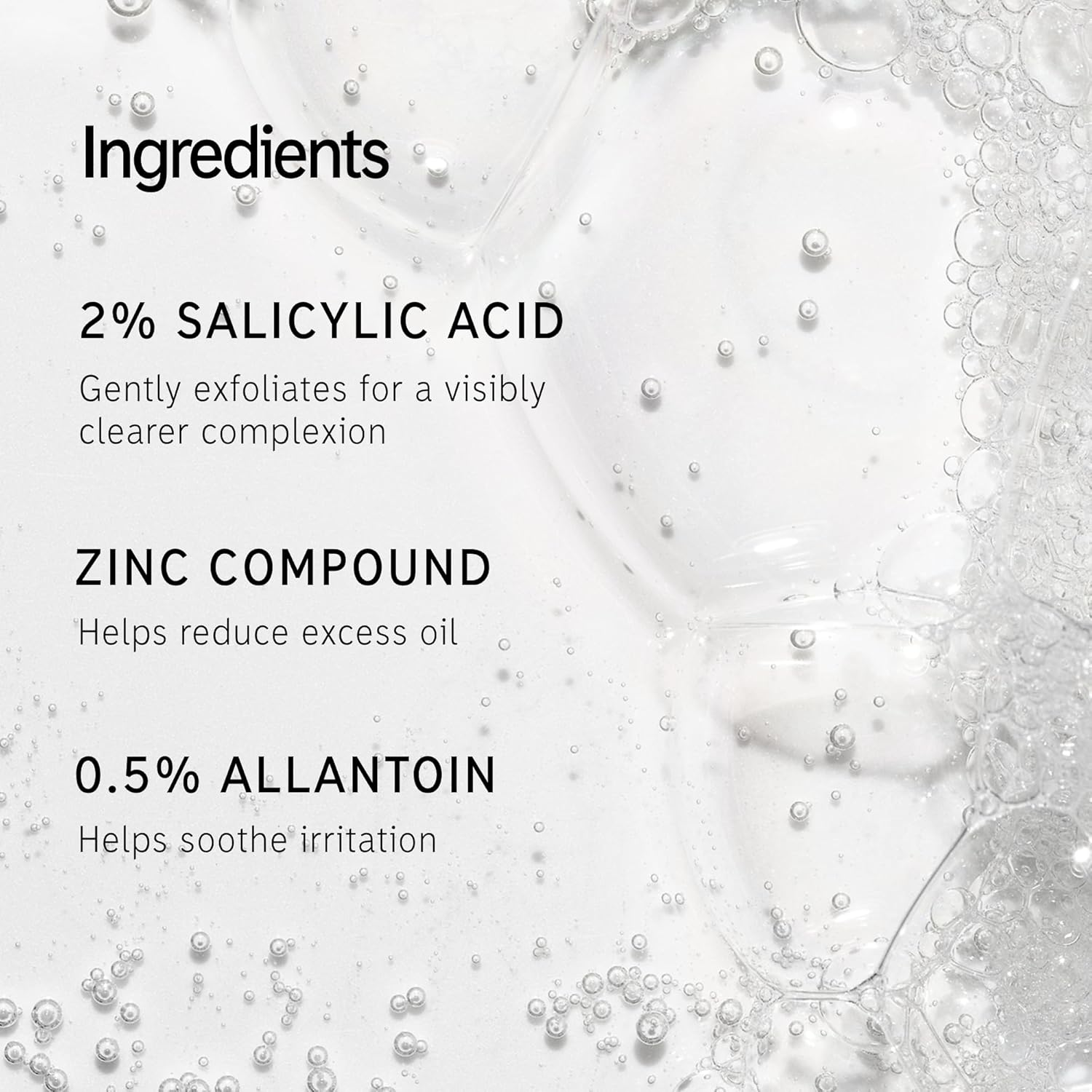 The INKEY List 2% Salicylic Acid Cleanser 150Ml, Anti-Acne Face Wash, Exfoliating Skincare, Minimize Excess Oil, Suitable for All Skin Types image number 6