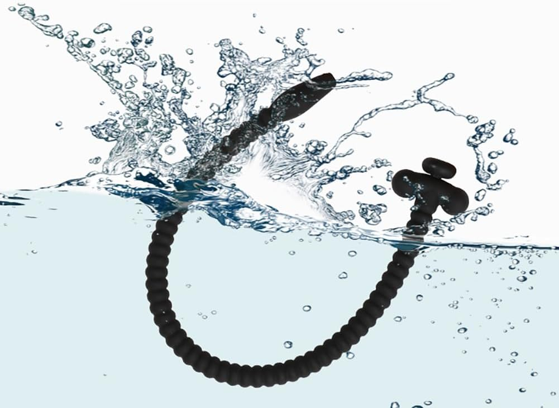 Silicone Penis Ring Urethral Probe Wand Urethral Sound Multi Beads Hollow Urethral Plug Probe Dilator Masturbation Rod image number 1