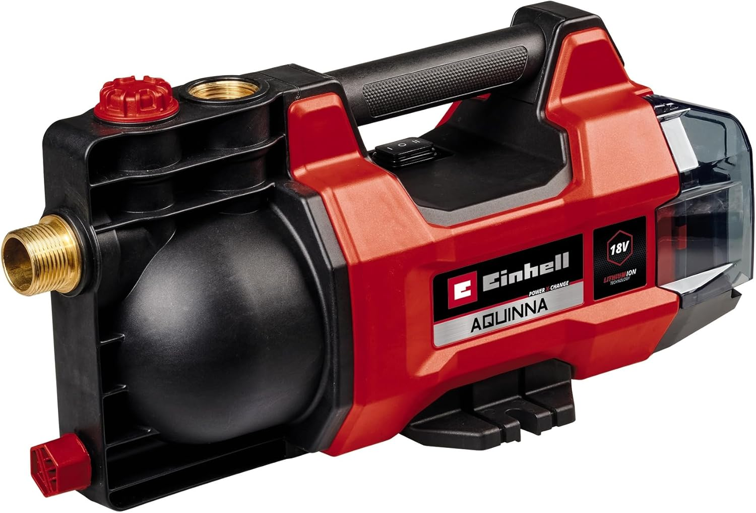 Einhell Aquinn 18/28 Power X-Change Cordless Garden Pump (18 V, Max. 2800 L/H Flow Rate, Max. 25 M Delivery Height, Eco/Boost Mode, Frost Protection, Overload Protection, without Battery) image number 4