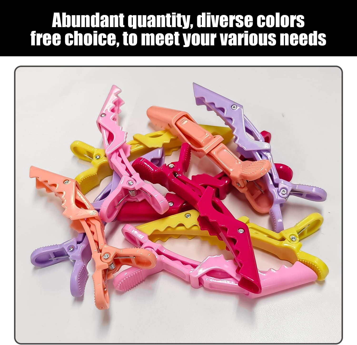 10 Pieces Plastic Hair Pins Hairdressing Salon Tools Fairstyle Making Tools Slide Hair Pins Hair Styling Accessories image number 2