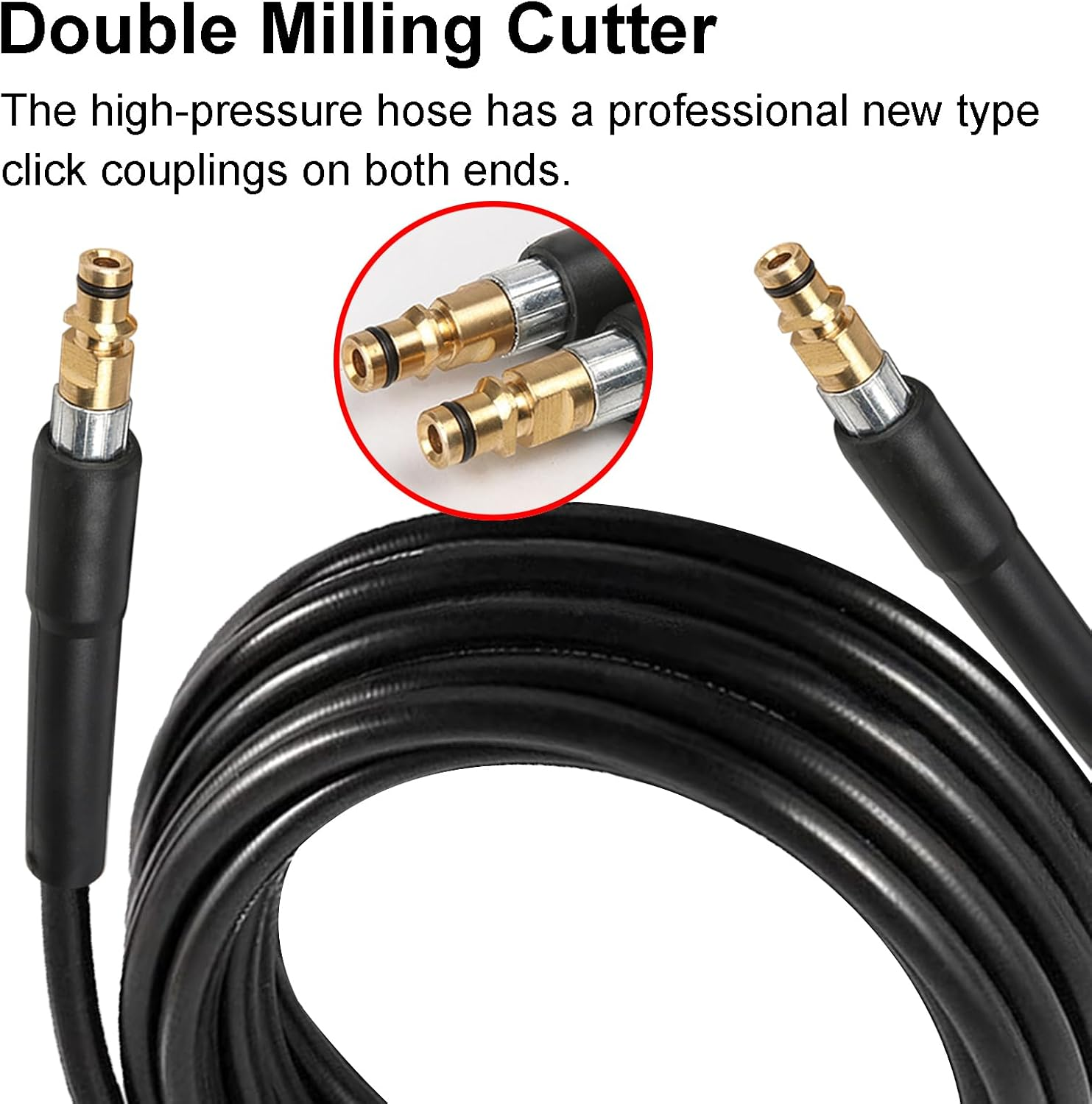 Acbbmns 20M(65.6Ft) High Pressure Extension Hose Pipe Compatible for Karcher K Series K2 K3 K4 K5 K7 High Pressure Washer Replacement Hose image number 4