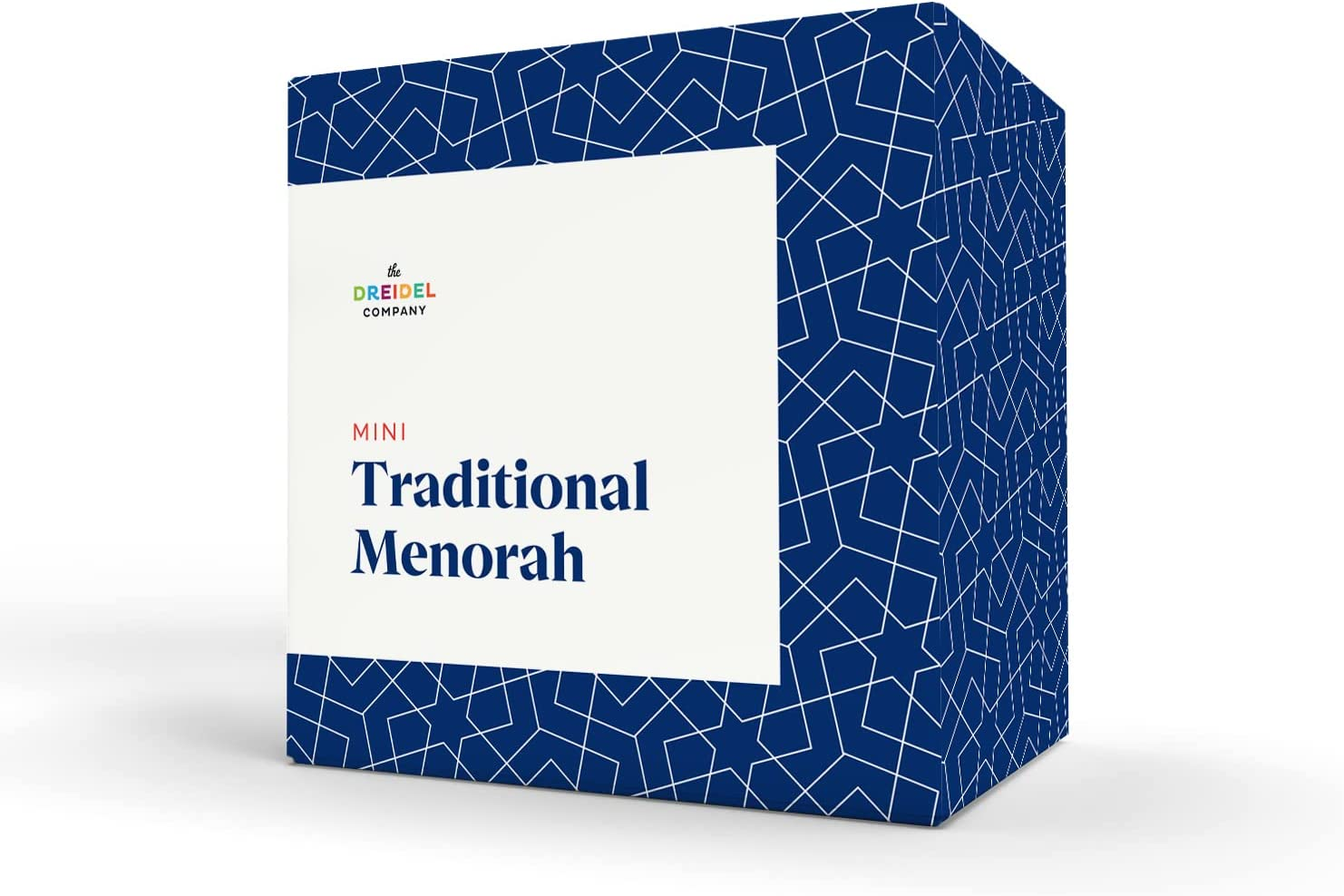 Complete Chanukah Menorah Set -1 Classic Menorah 45 Multicolored Candles - 4 Painted Wood Dreidels - 3 Mesh Bags of Belgian Chocolate Coins Gelt. - 12 Page Chanukah Guide - All Packed in a Gift Box image number 1