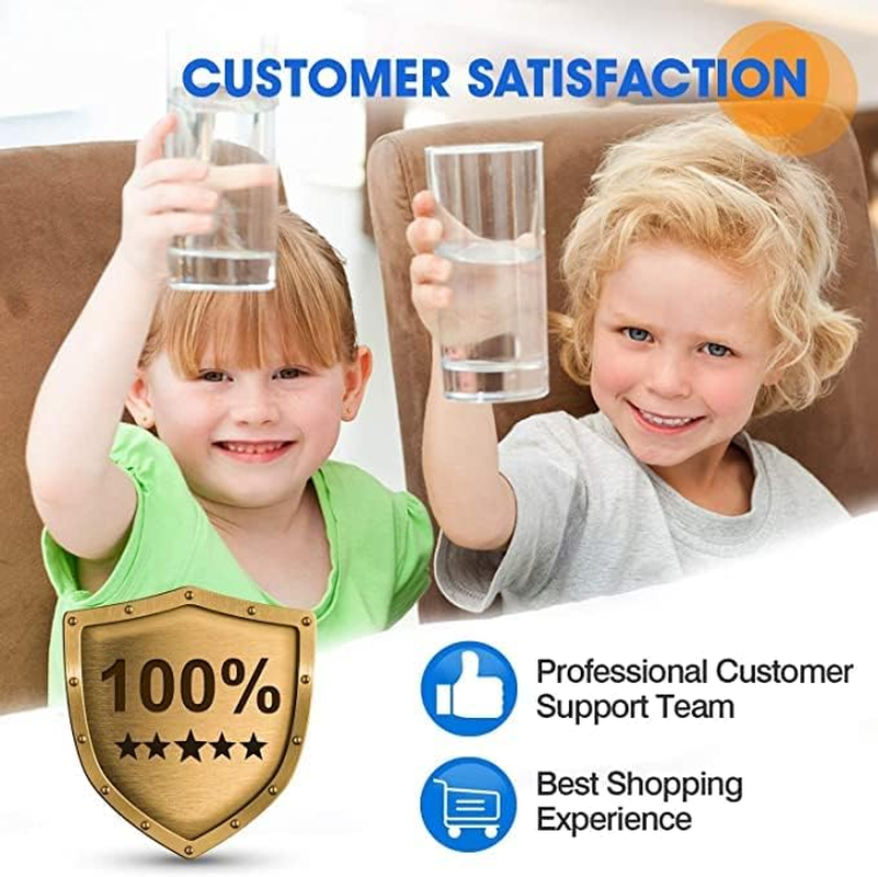 2 Pack 20" X 4.5" Whole House Big Blue Water Filter Cartridges Sediment Coconut Carbon 5 Micron