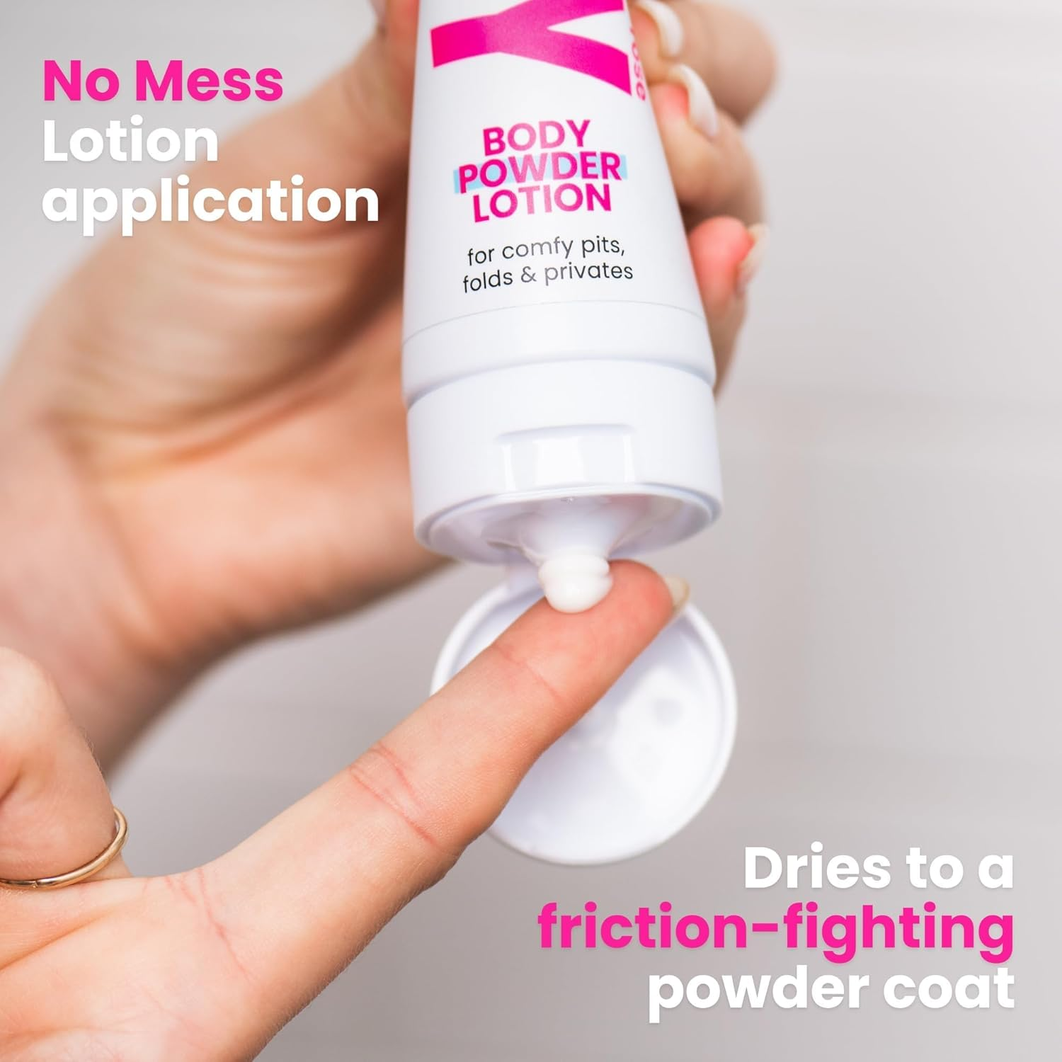 Body Powder Lotion and Deodorant for Women Aluminum Free Powder Cream for Privates Body and Lady Parts Jasmine Rose Scented Feminine Care for Odor and Chafing Relief 4 Oz Travel Friendly Tube image number 4