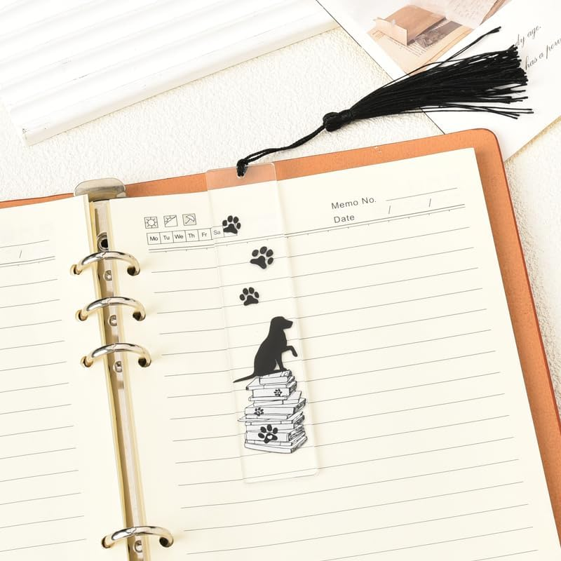 Guqqeuc Dog Bookmark for Dog Lover Gifts for Dog Mom Dad Christmas Gifts for Dog Owner Birthday Gifts for Pet Dog Owner Gifts for Family Friends image number 1