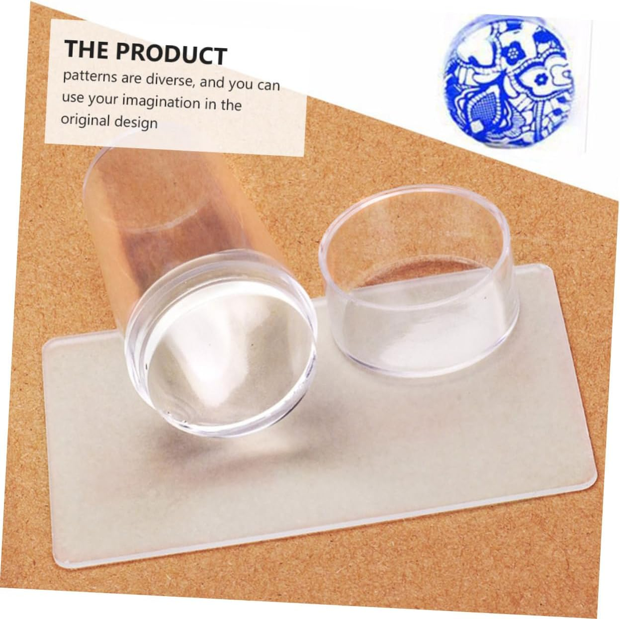 Healeved Manicure Steel Plate Nail Stamping Plate Stamping Template Nail Printing Template for DIY for Home Manicure Accessories image number 1