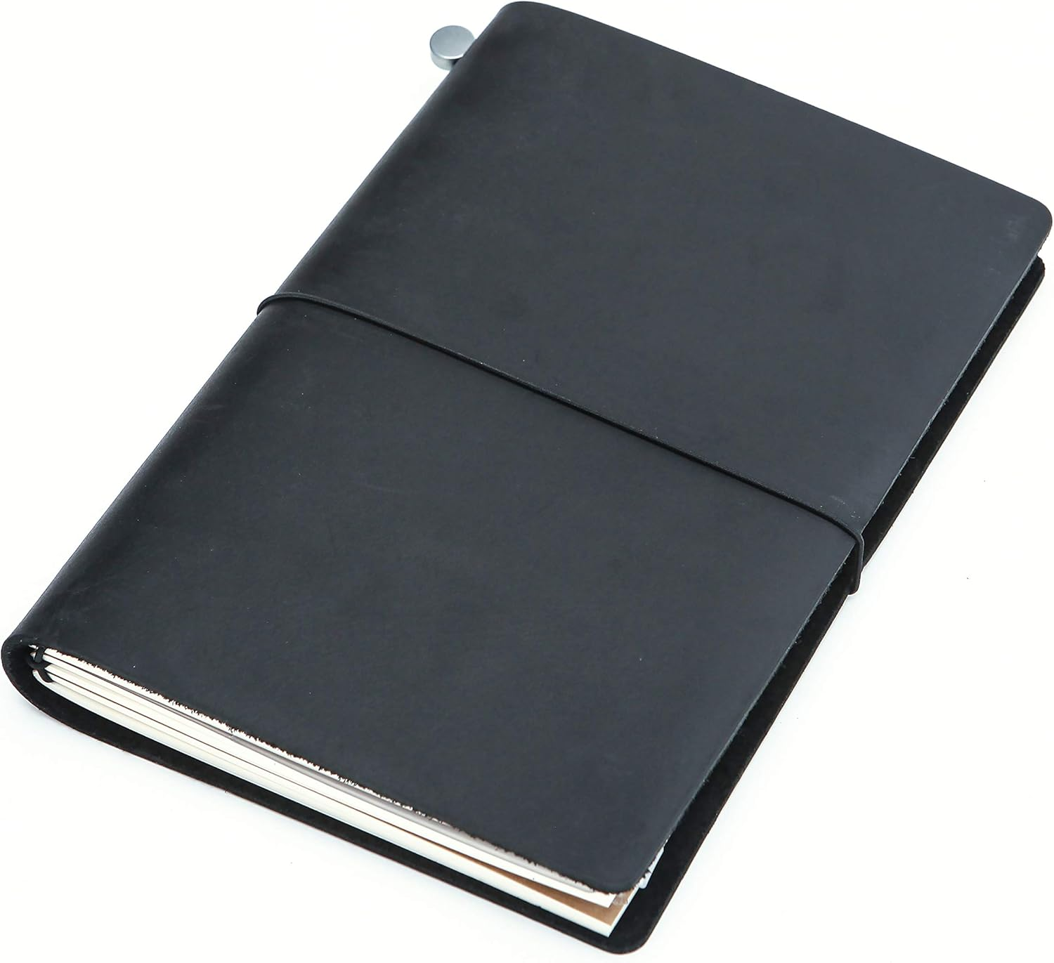 Collasaro Travelers Notebook Refillable Genuine Leather Travel Journal for Men Women