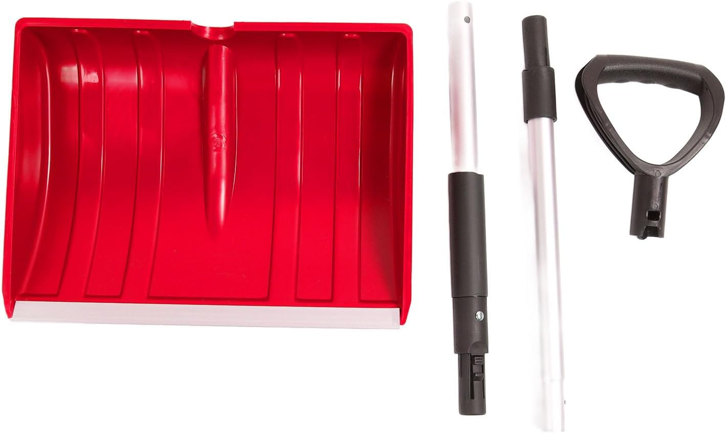 Snow Shovel, Collapsible Snow Removal Tool with Aluminum Handle, Portable Sand Mud Removal Shovel, Emergency Snow Shovel for Driveway, Car, Snowmobiles, Camping, Garden (Red) image number 6