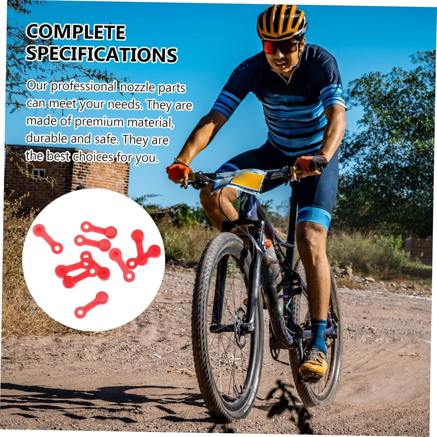 BUGUUYO 30Pcs Oil Brake Dust Cap for Bike Oil Tank Nozzle Replacement Accessory for Tank Parts for Disc Brake Mineral Maintenance Made of Material for Cycling Scenario image number 5