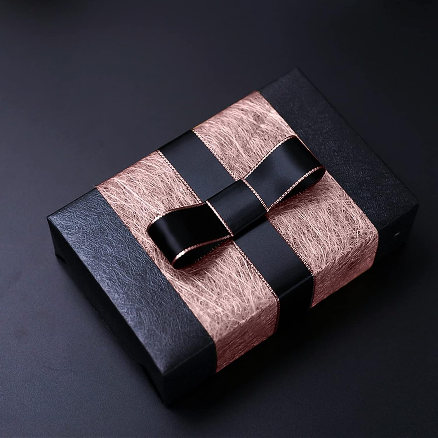 KINBOM 30Cmx5M Non Woven Table Runner Pink Gold, for Wedding Bachelorette Party Baby Shower Birthday Christmas Halloween Party Decorations image number 3