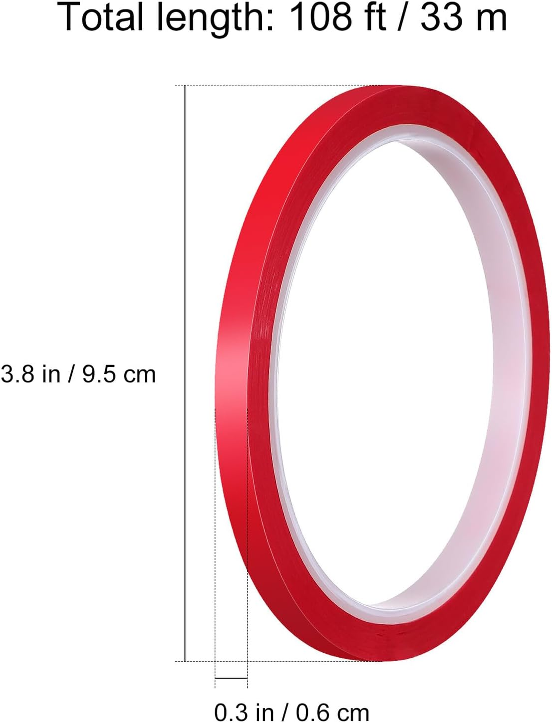 Decorative Strips for Cars Car Tape Adhesive Backing Decorative Tape for Auto Molding Trim Vinyl Style for Painting and Insulation Use as for Visibility