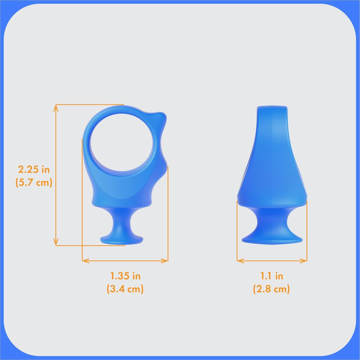 Paw Ready Pet Toothbrushing Assistant for Puppies' Dogs and Cats Allows You to Brush Your Pet&rsquo;S Teeth without Constantly Worrying about Getting Bitten. (Blue, Small) image number 3