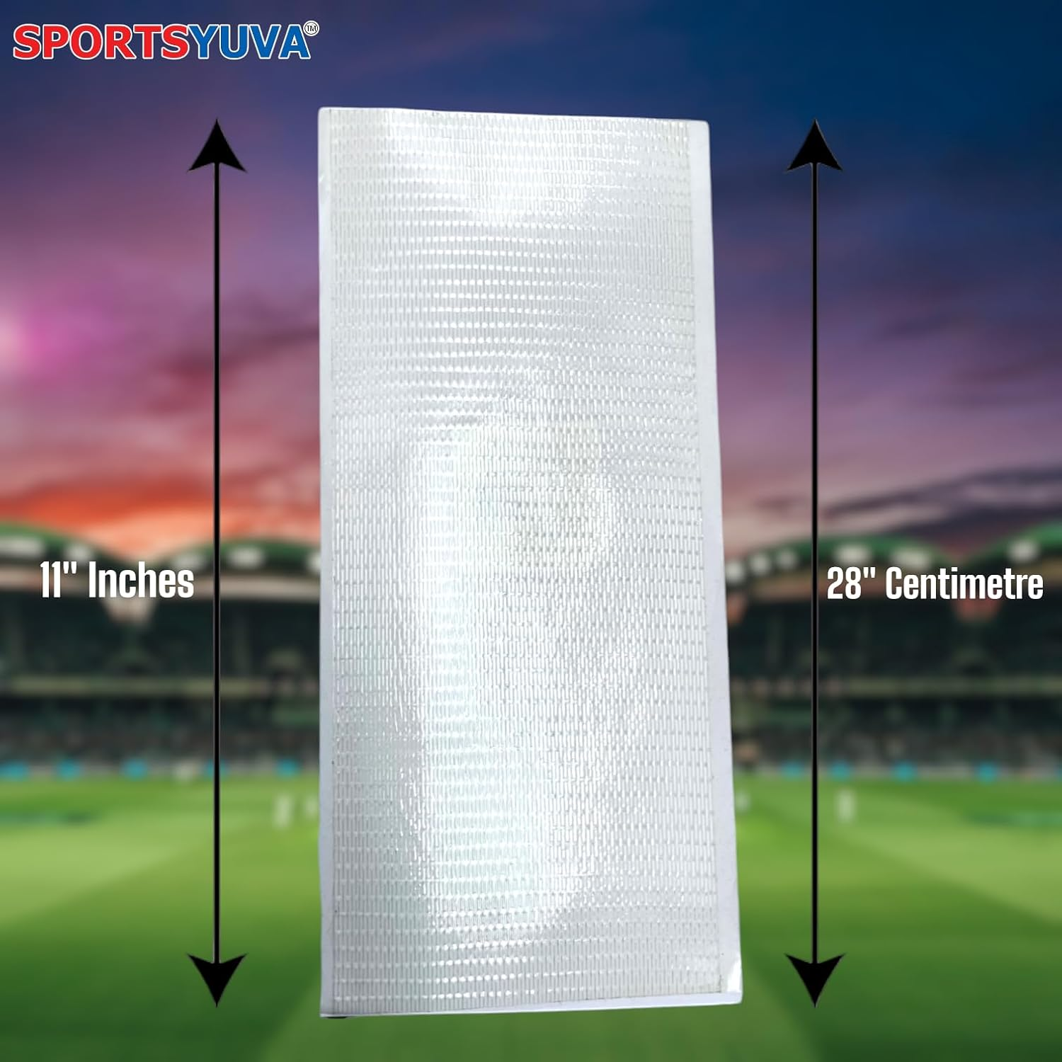 SPORTSYUVA Cricket Bat Face Tape, anti Scuff Fiber Sheet-Bat Protection Sheet Pack of 3 image number 3